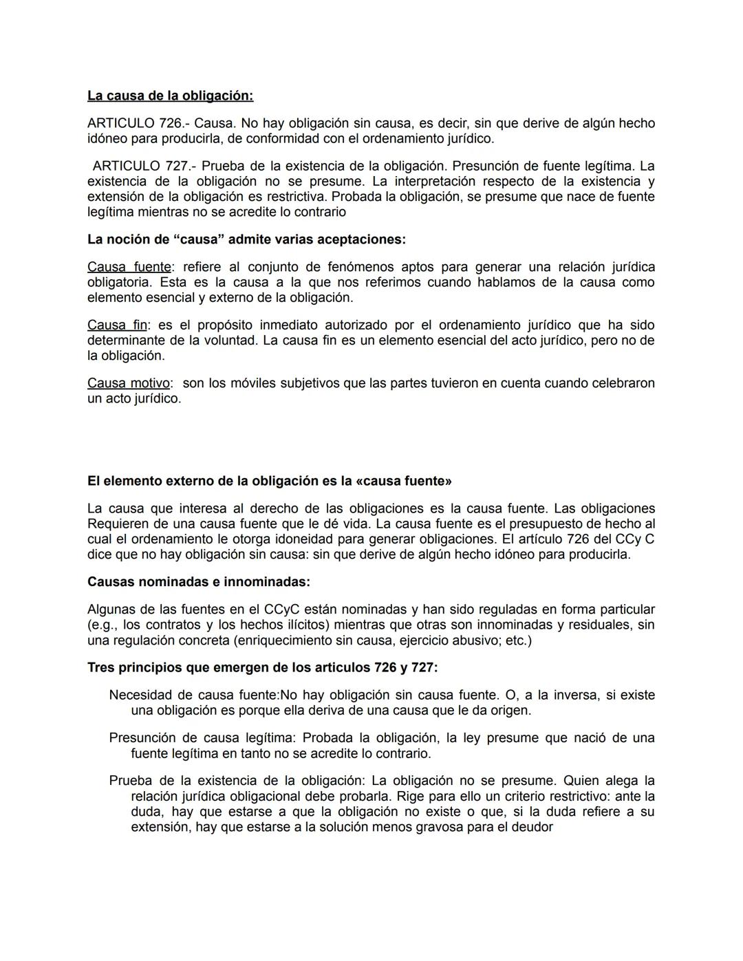 # UNIDAD 1:

Art. 724.-Definición. La obligación es una relación jurídica en virtud de la cual el acreedor tiene
el derecho a exigir del deu