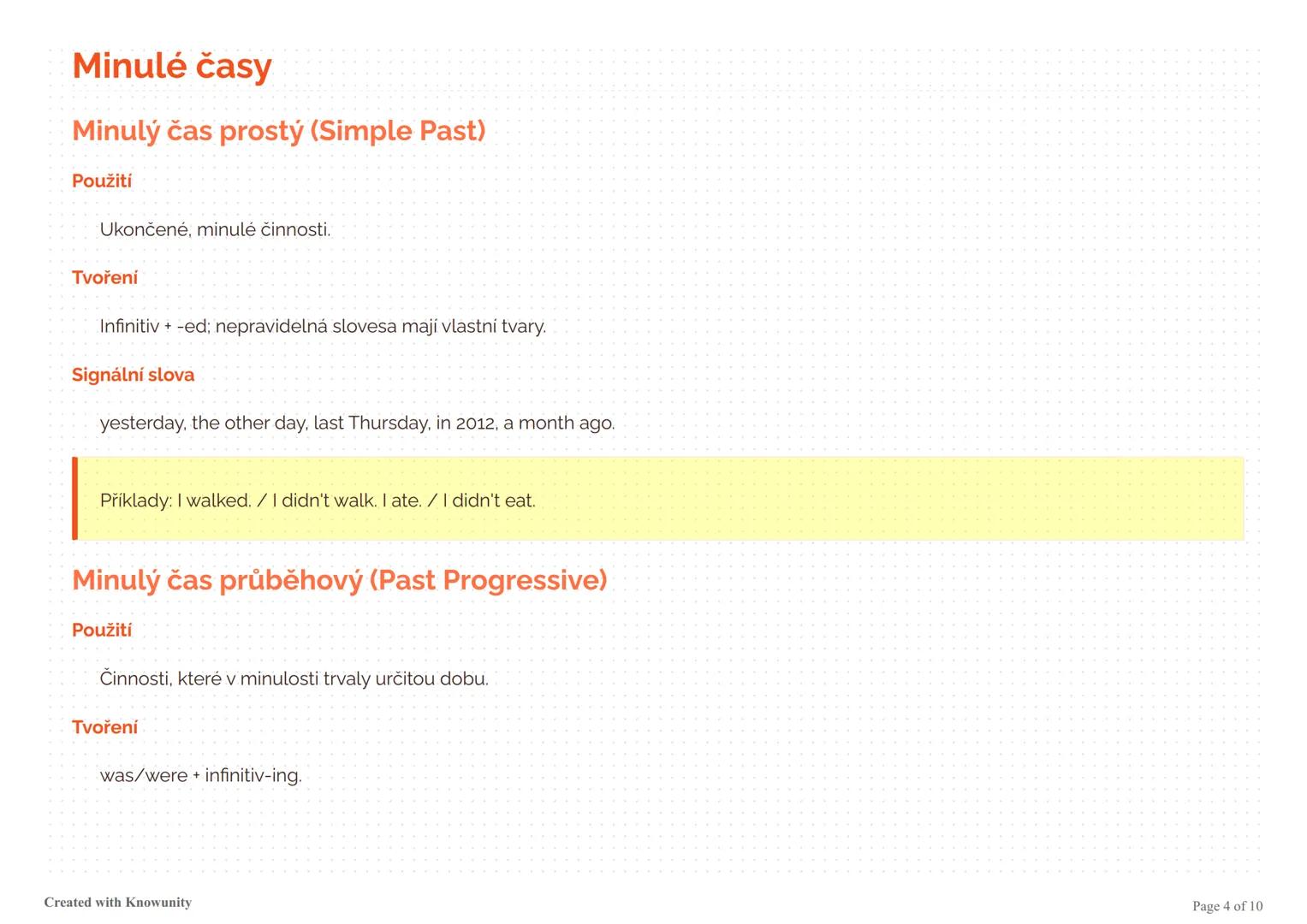 Anglické časy
Přehled všech důležitých anglických časů, jejich použití, tvoření a signální slova s příklady.
Anglické časy
Anglické časy jso