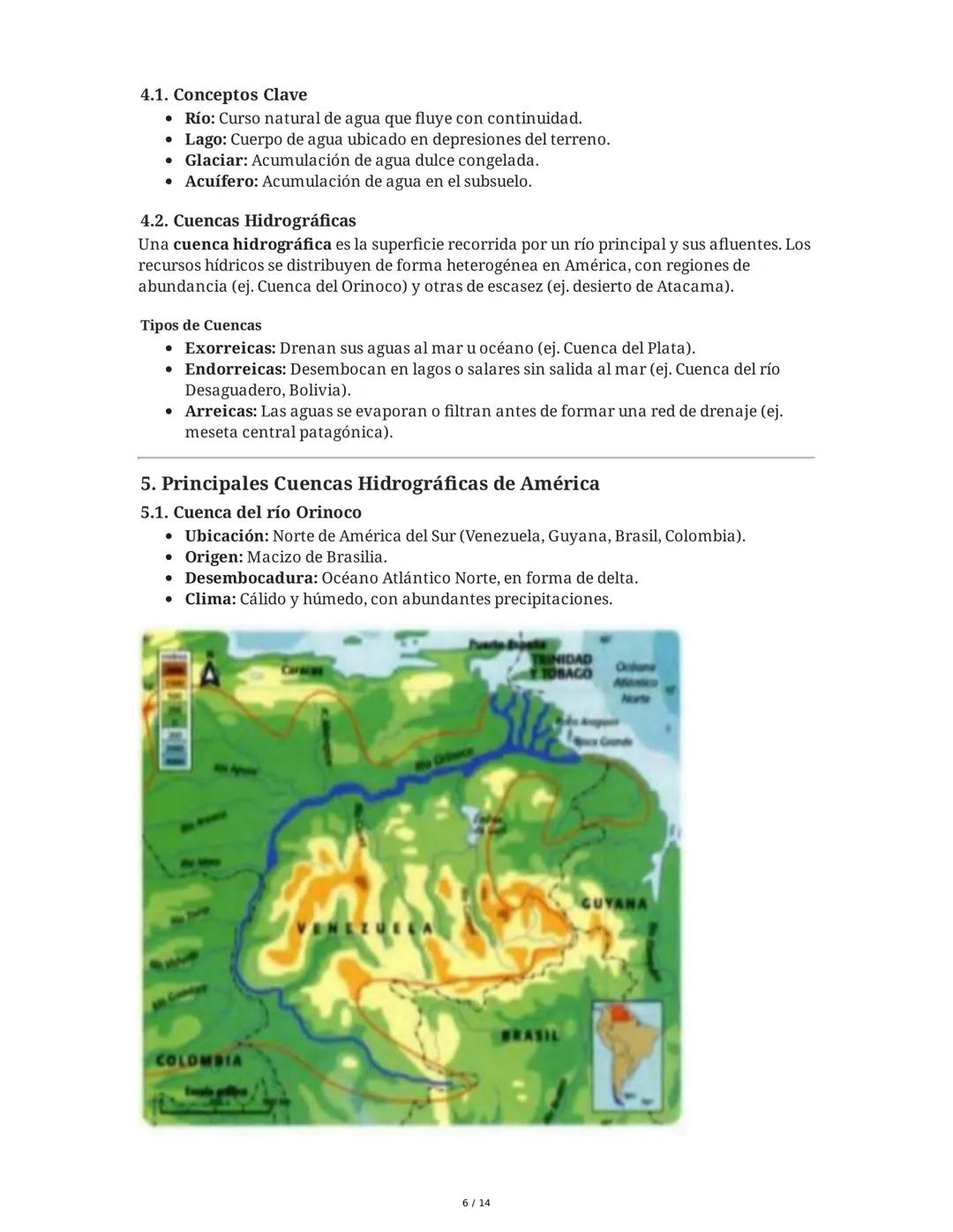 Unidad N° 2: Características Naturales de América
1. Introducción al Relieve de América
El continente americano presenta una gran diversidad
