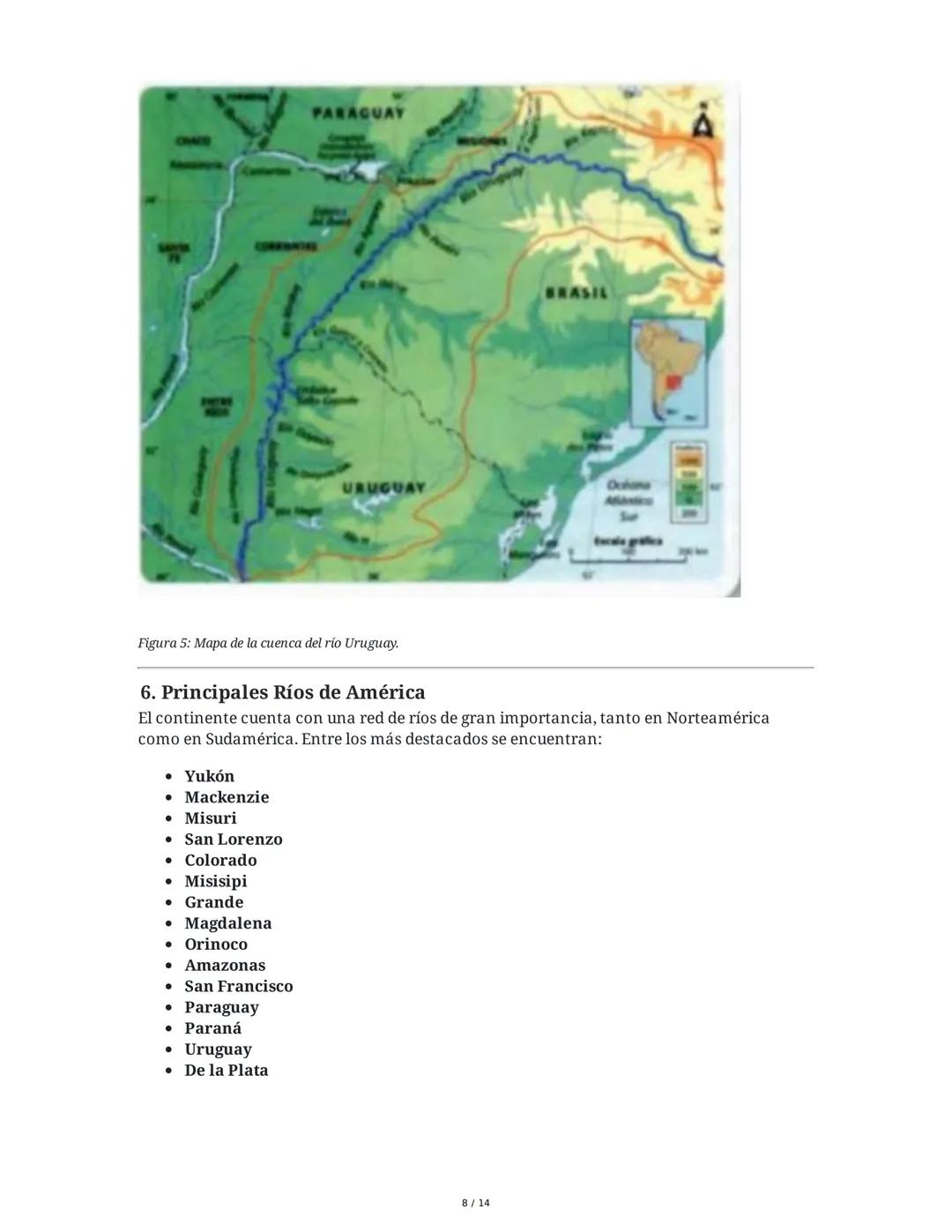 Unidad N° 2: Características Naturales de América
1. Introducción al Relieve de América
El continente americano presenta una gran diversidad