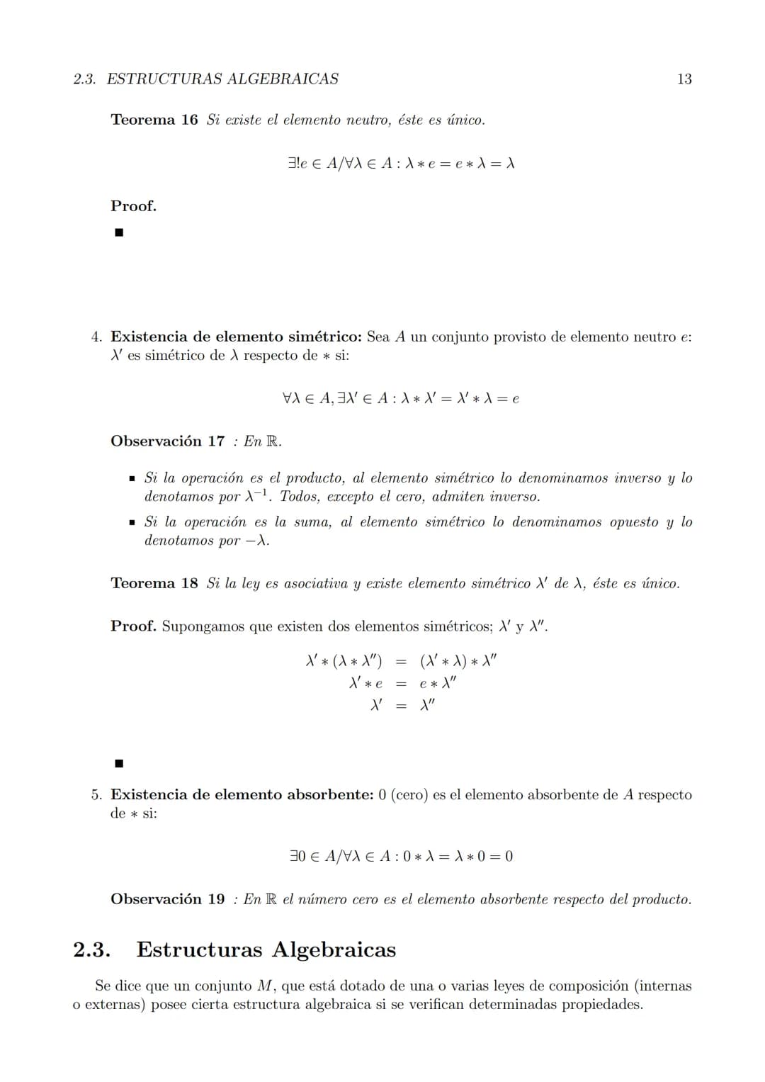 # Capítulo 1

# NOCIONES DE LOGICA

## 1.1. PROPOSICIONES
Consideremos las oraciones:
- ¿Quién vino? (interrogativa)
- El calor dilata los c