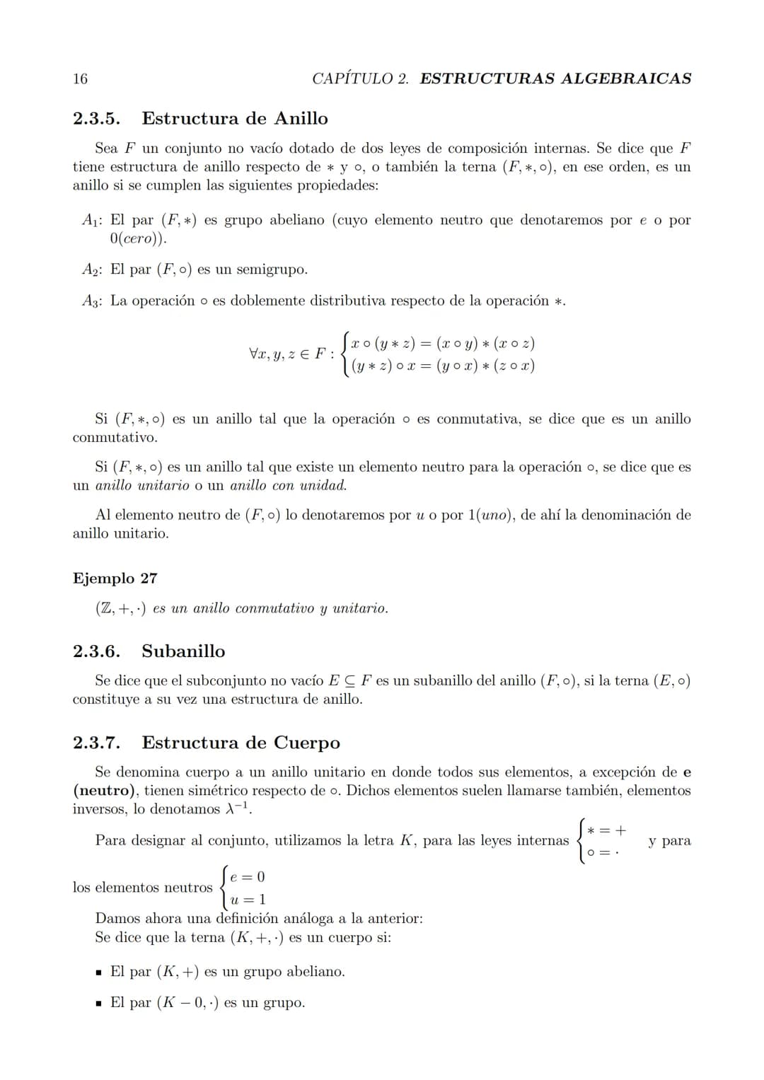 # Capítulo 1

# NOCIONES DE LOGICA

## 1.1. PROPOSICIONES
Consideremos las oraciones:
- ¿Quién vino? (interrogativa)
- El calor dilata los c
