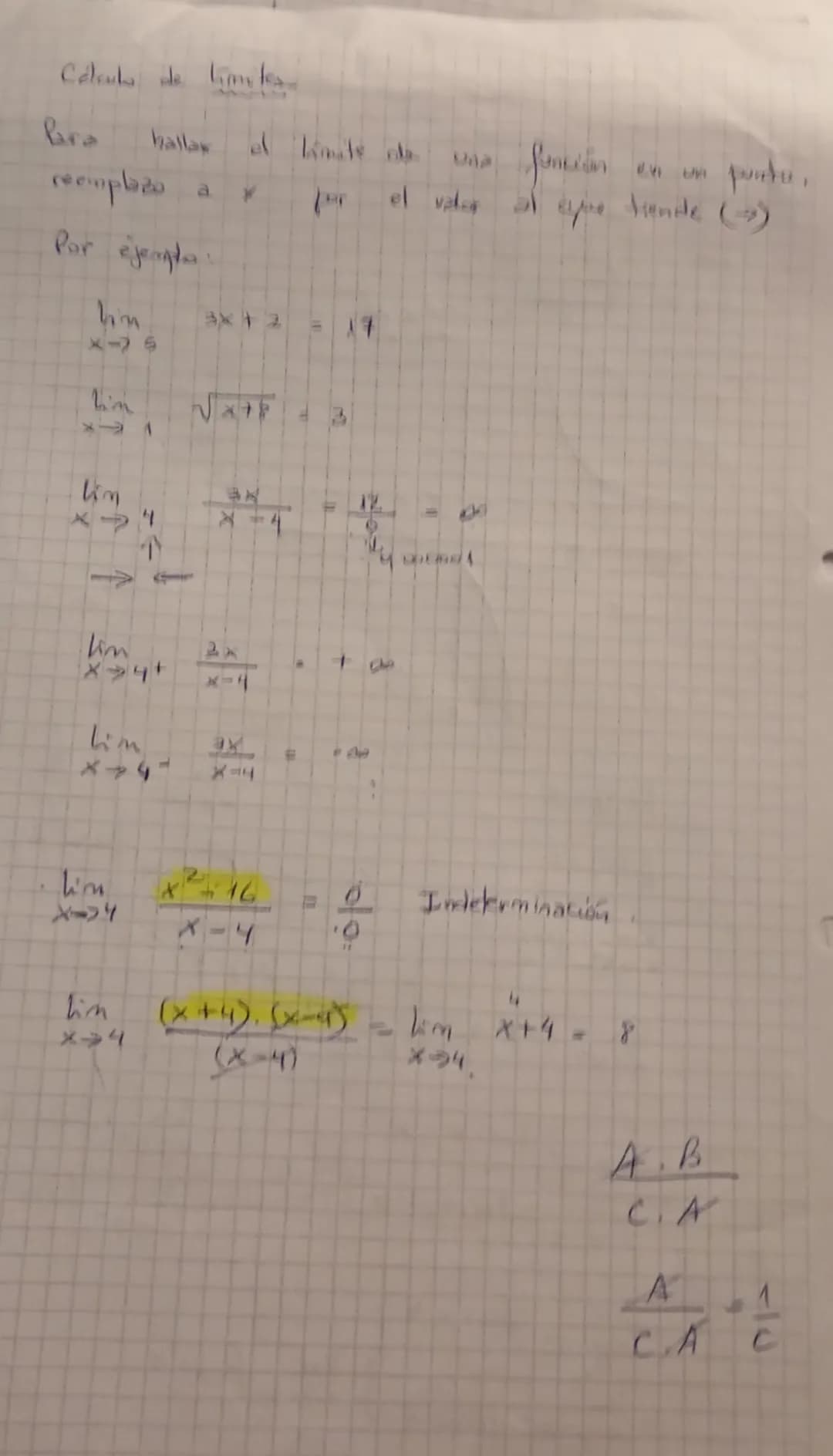 Limite
lin
X→ 8
número del
eje x
faz
función
NOTA
-5
1
=
↓
Jalor del
eje y
34
کیا
4
メタ
60
(-5)=4
₤ (4) = 3
hin
X44+
f(x)
=
lim fα) = 1
X-4-

