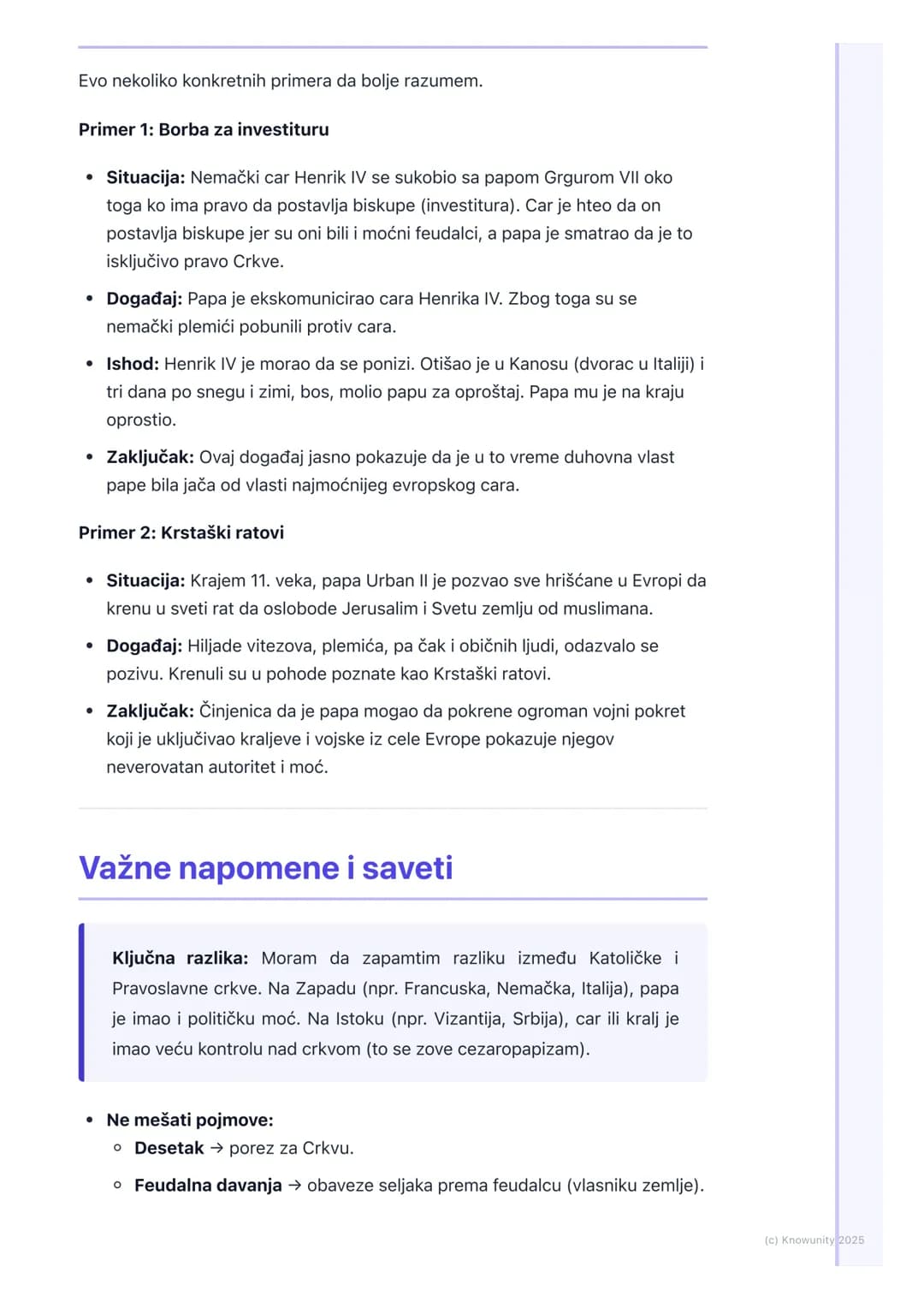 # Uloga Crkve – moć i uticaj

## Uvodni pregled

U srednjem veku, Crkva je bila najvažnija i najmoćnija institucija u Evropi. Njen
uticaj se