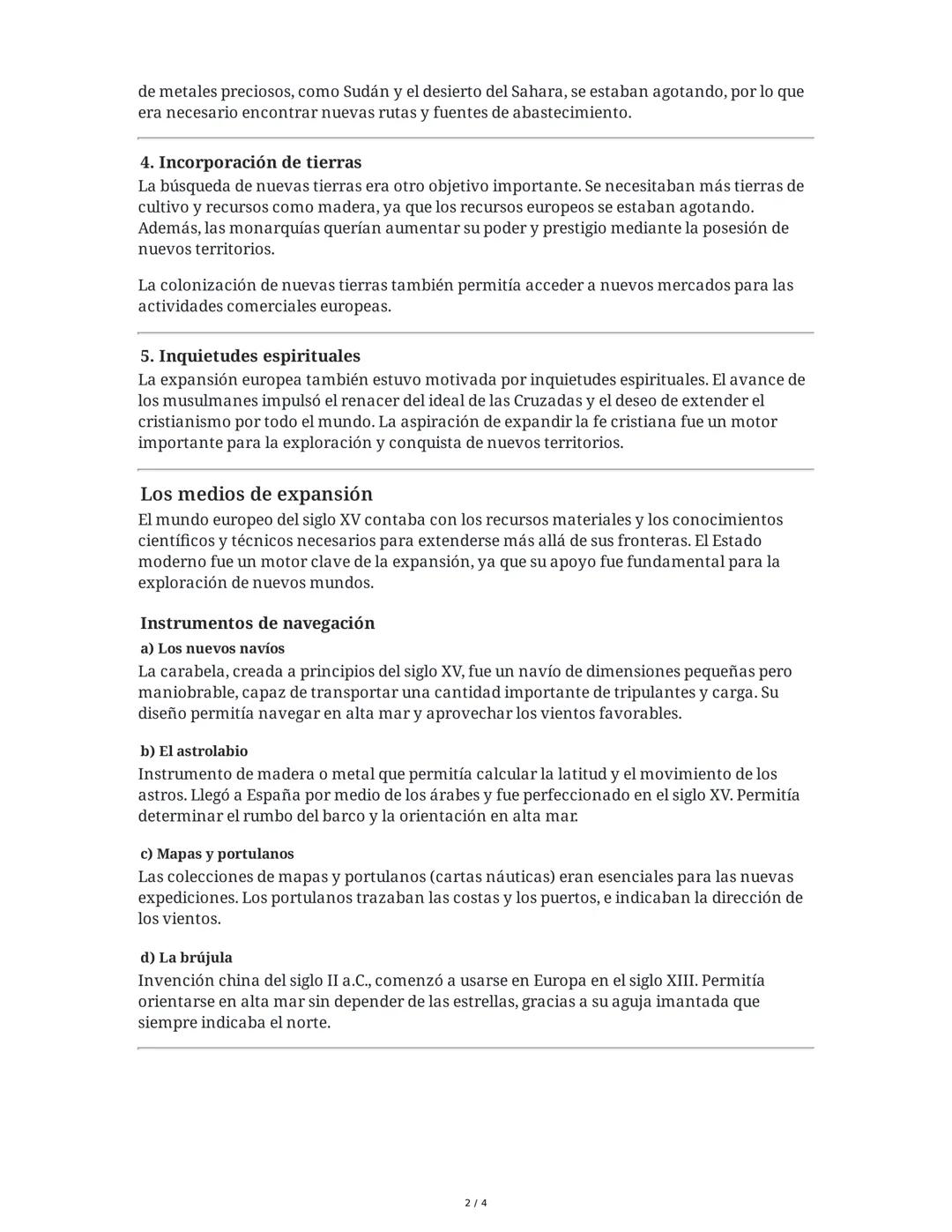La expansión de una Europa en crecimiento
Introducción
Durante el siglo XV, Europa experimentó una profunda transformación económica, social