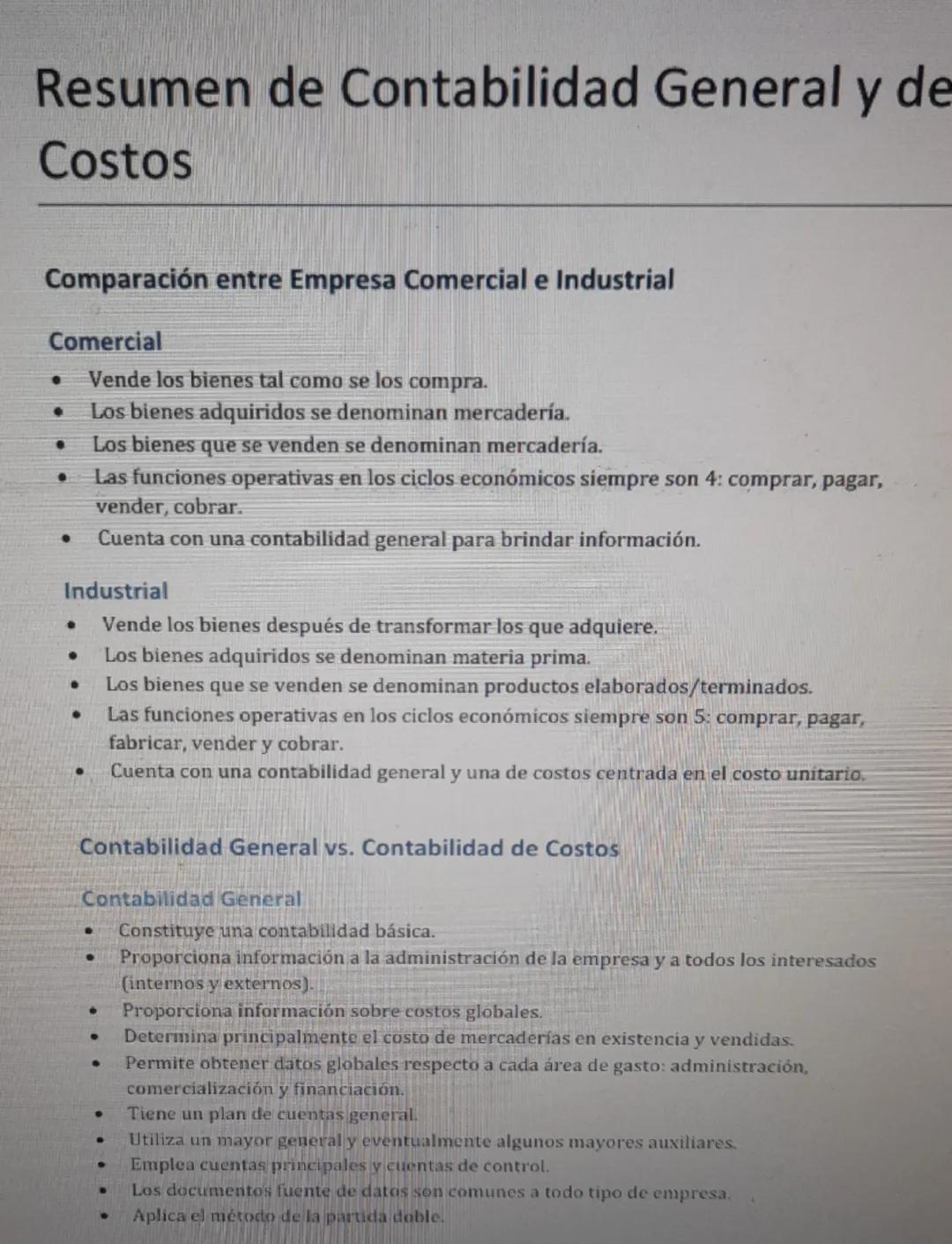 Conceptos Básicos de Contabilidad: Comparación y Formulación