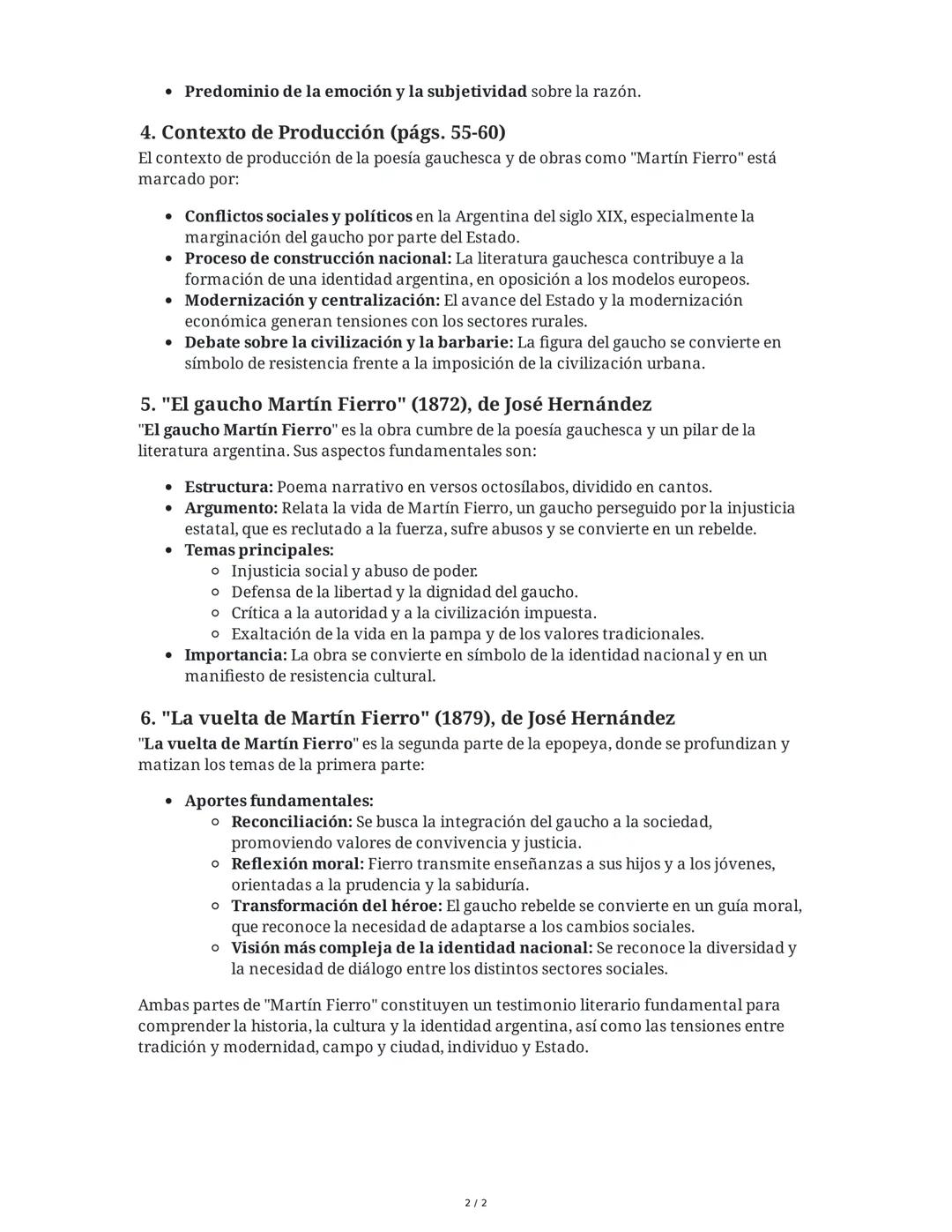 Poesía Gauchesca y Martín Fierro
1. Poesía Gauchesca: Definición, Características y Usos (Ángel Rama, págs. 50-54)
La poesía gauchesca es un
