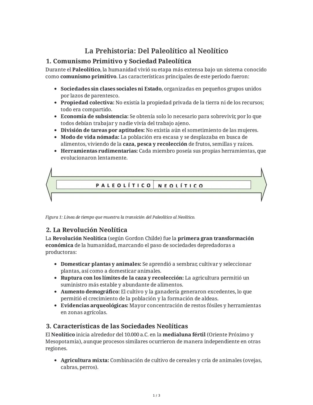 La Prehistoria: Del Paleolítico al Neolítico
1. Comunismo Primitivo y Sociedad Paleolítica
Durante el Paleolítico, la humanidad vivió su eta