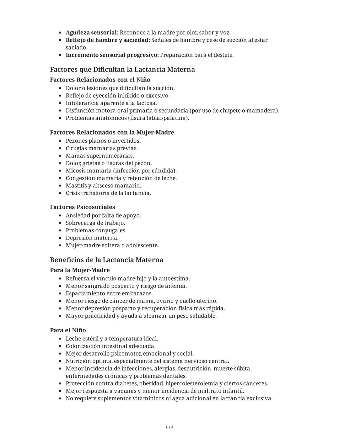 Introducción
Capítulo 7: Lactancia Materna
La lactancia materna ha sido objeto de múltiples estudios desde el año 2000, especialmente
por la