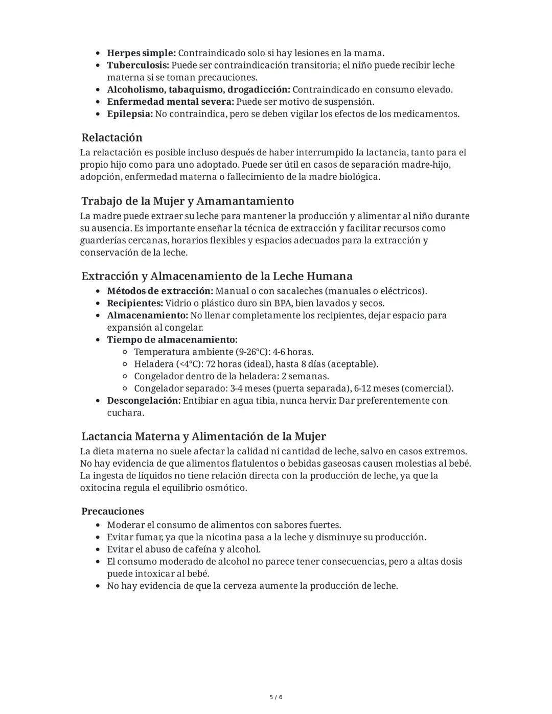 Introducción
Capítulo 7: Lactancia Materna
La lactancia materna ha sido objeto de múltiples estudios desde el año 2000, especialmente
por la