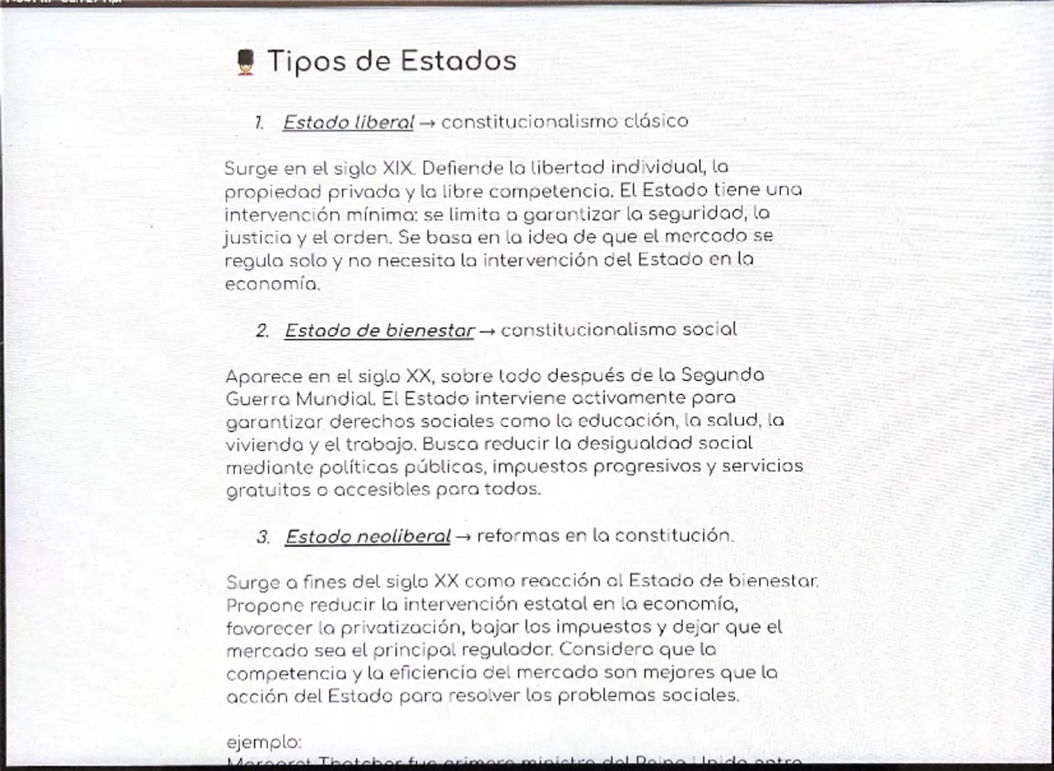 # El Estado

- Es el modo de organización política y jurídica de una comunidad.
Está compuesto por instituciones que concentran el poder pol