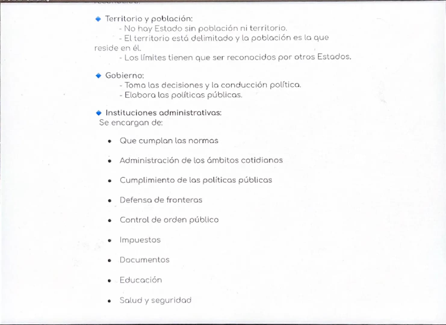 # El Estado

- Es el modo de organización política y jurídica de una comunidad.
Está compuesto por instituciones que concentran el poder pol