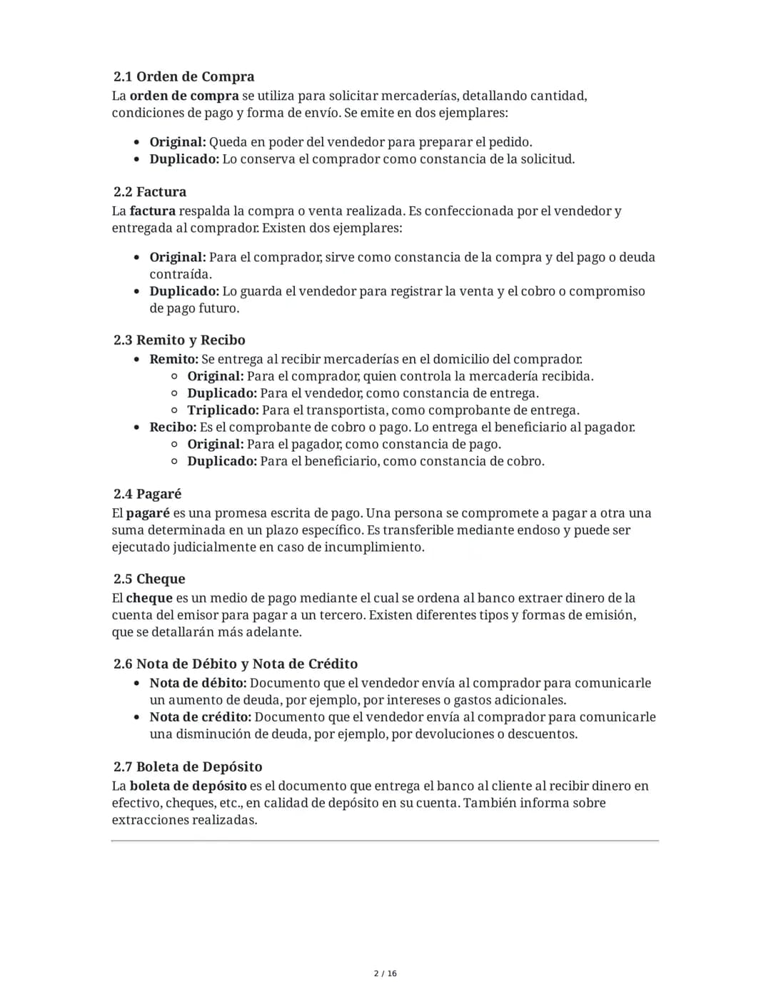 Documentos Comerciales
1. Introducción a los Documentos Comerciales
Los documentos comerciales son constancias escritas de las operaciones c