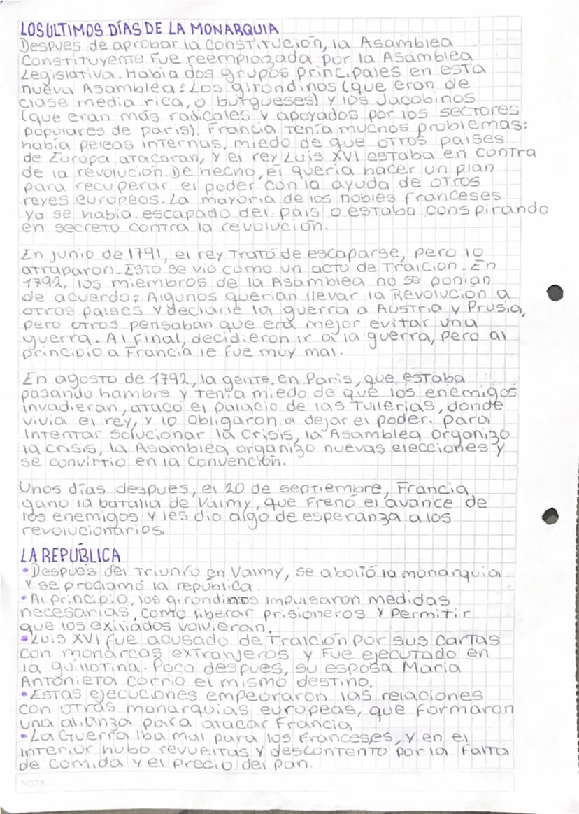4
REVOLUCIÓN FRANCESA
Francia en el siglo XVIII era una monarquia absoluta,
Pero su economia era debil Comparada con Gran'
Всетапа. Mientras