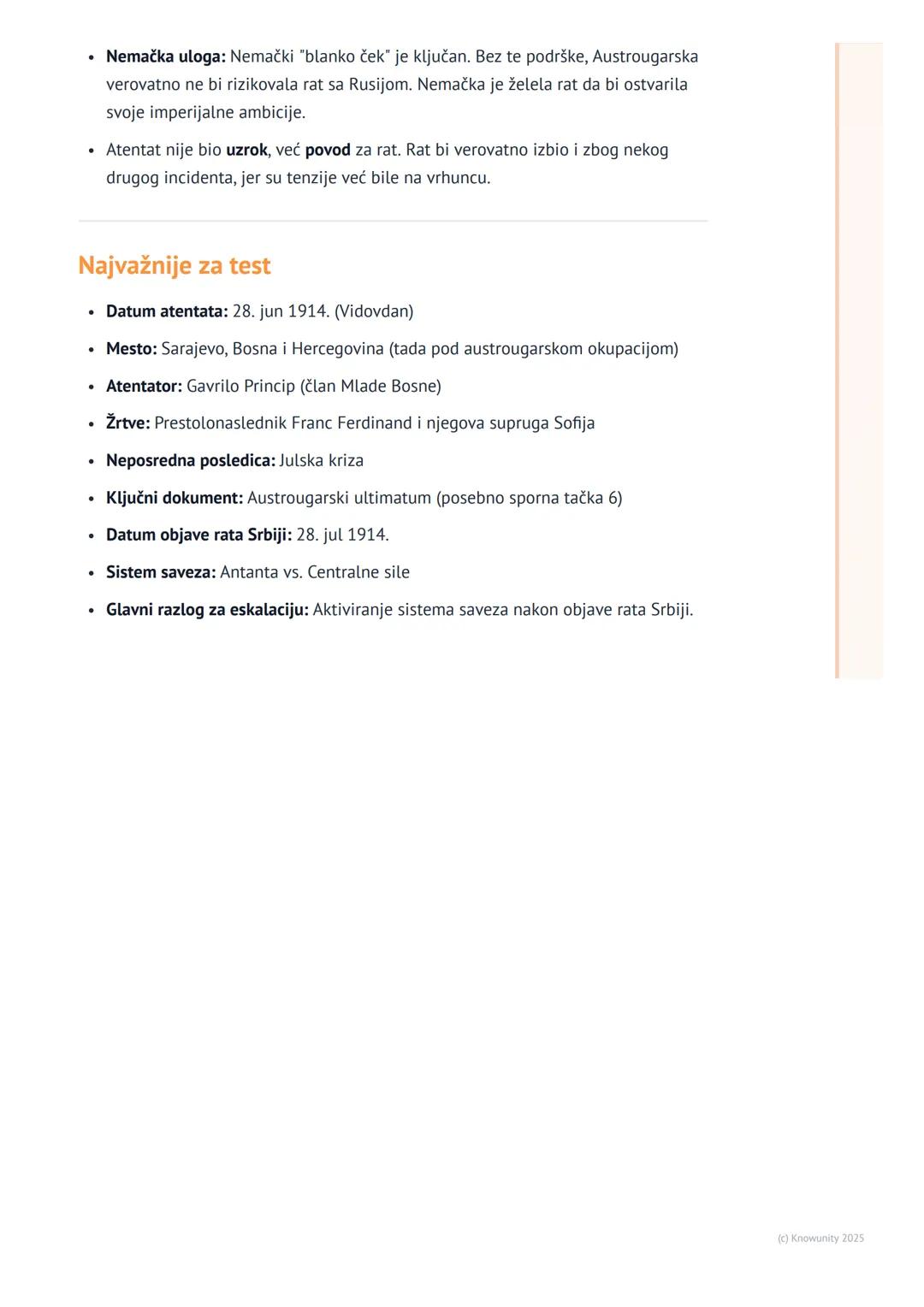 # Sarajevski atentat i početak rata

Situacija pred atentat

Evropa je početkom 20. veka bila kao "bure baruta". Postojale su velike napetos