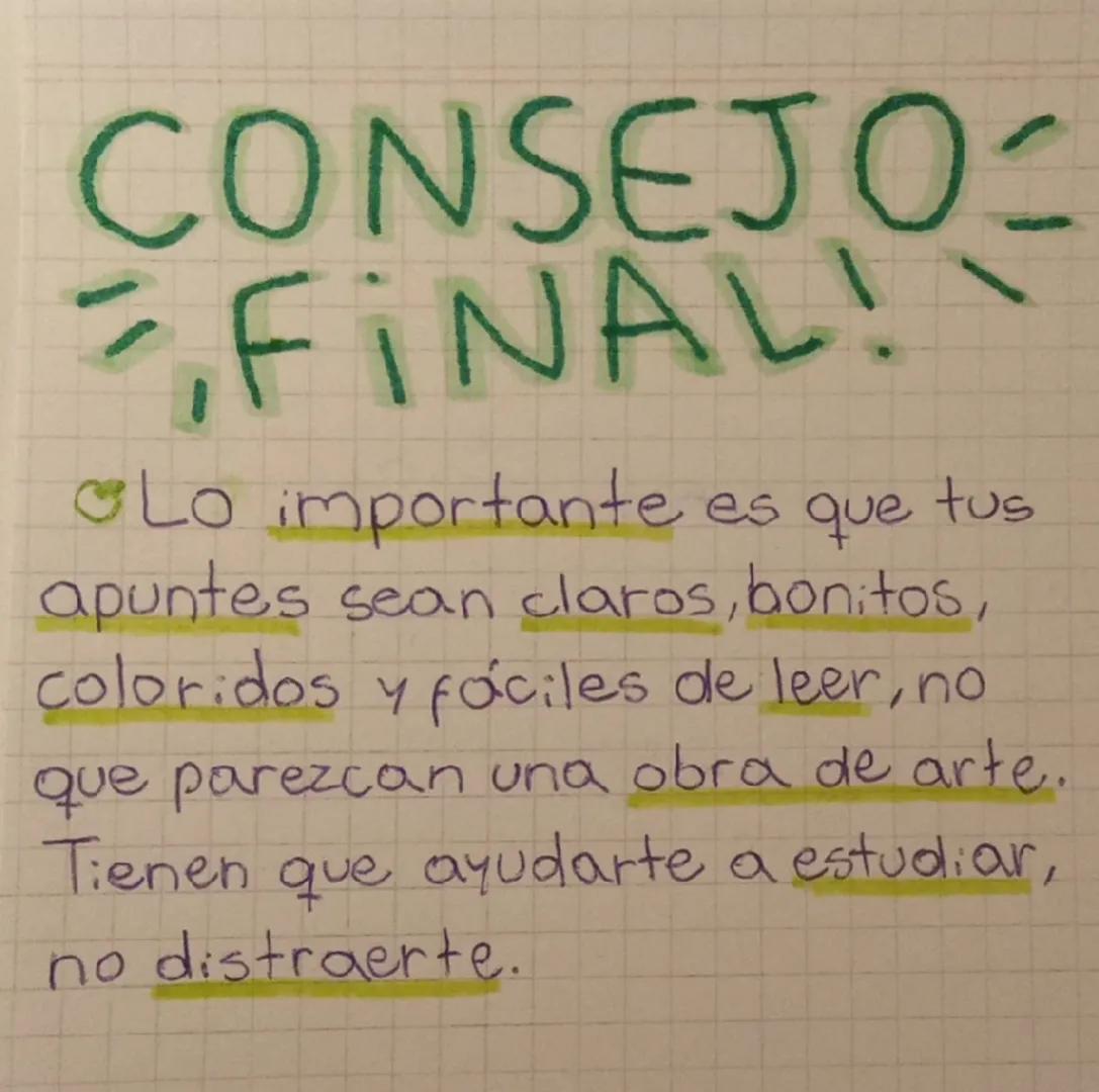 # COMO HACER

# LINDOS

TUS

# Apuntes

De Milena para ustedes :) USÁ COLORES CON SENTIDO:
* Títulos principales
* Subtitulos
* Palabras imp