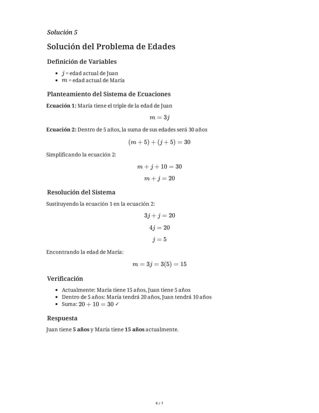 29 May 2025
Resolución de Ecuaciones Algebraicas
Tarea 1
Resuelve las siguientes ecuaciones lineales simples:
a) x + 7 = 15
b) 3x = 21
c) 2x