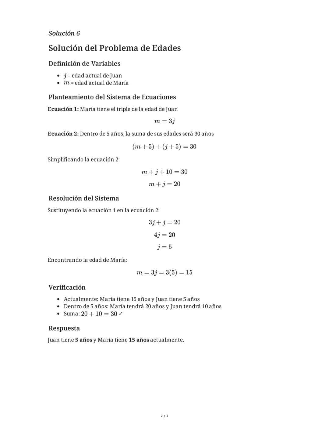 29 May 2025
Resolución de Ecuaciones Algebraicas
Tarea 1
Resuelve las siguientes ecuaciones lineales simples:
a) x + 7 = 15
b) 3x = 21
c) 2x