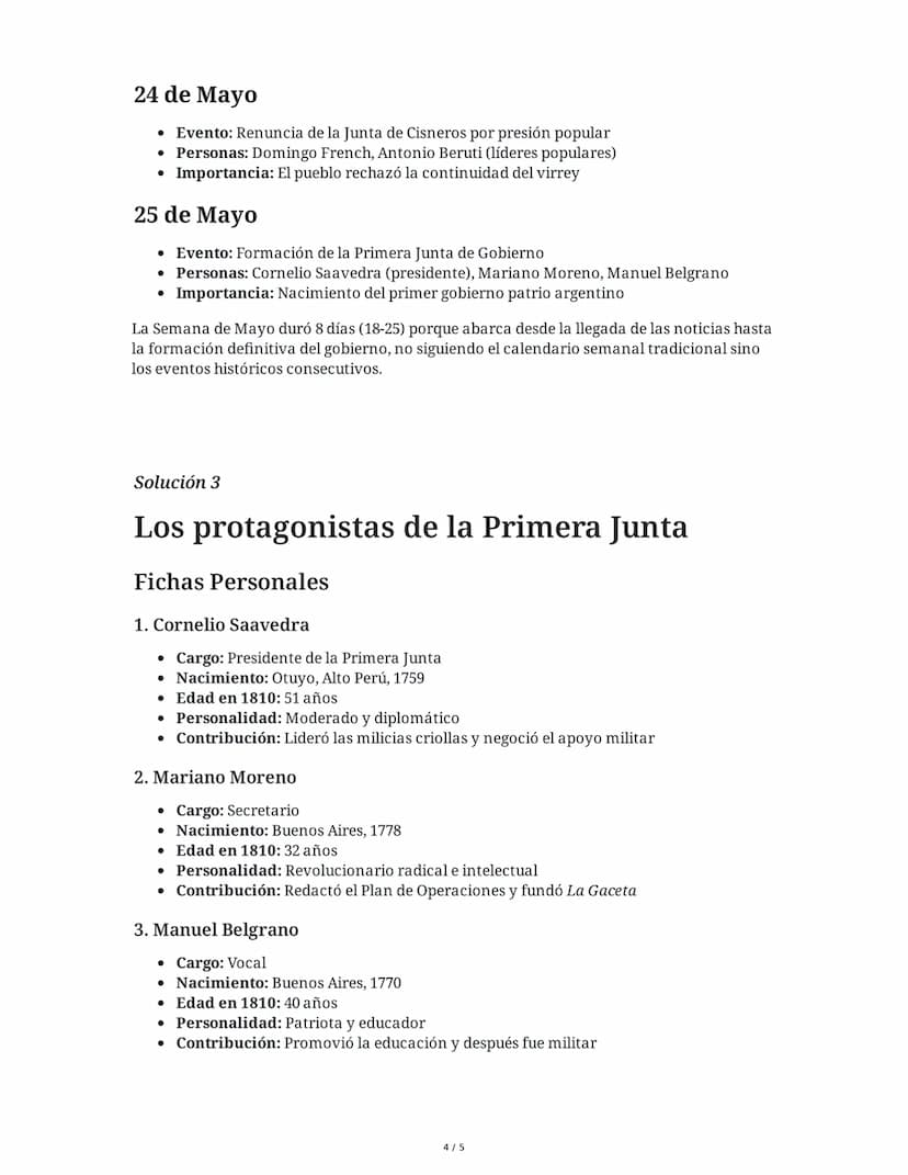 29 May 2025
Revolución de Mayo: Historia Argentina
Tarea 1
Análisis de causas y consecuencias de la Revolución de Mayo
Imaginate que eres un
