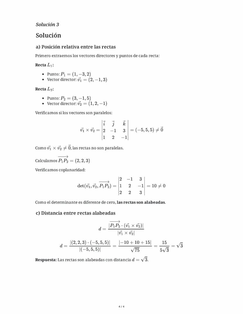 # Álgebra y Geometría Analítica: Vectores, Planos y Rectas

8 June 2025

## Tarea 1

Dados los vectores $\vec{a} = (2, -1, 3)$ y $\vec{b} = 