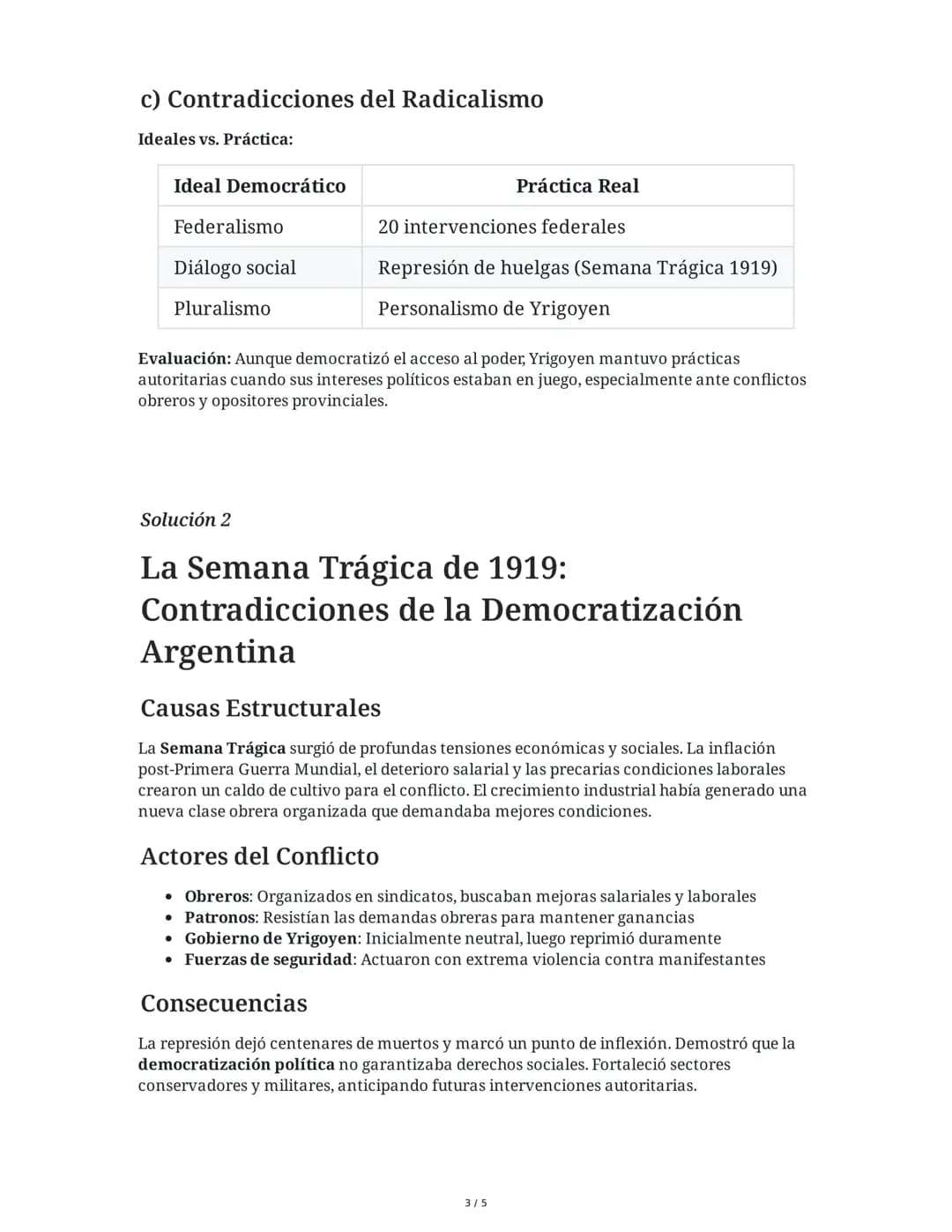 2 June 2025
Democratización, Yrigoyen y Movimiento
Obrero Argentino
Tarea 1
Analiza el proceso de democratización política en Argentina dura