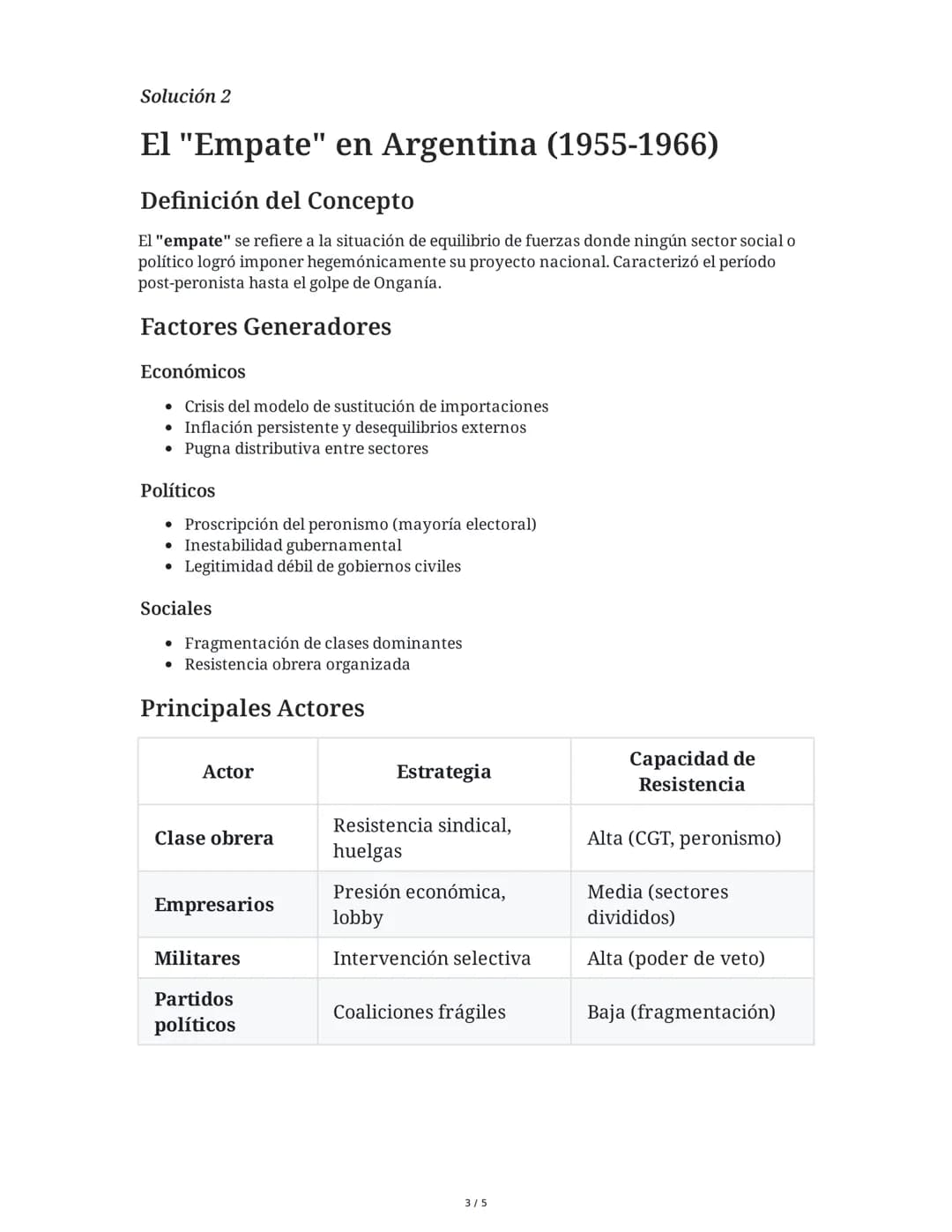 6 June 2025
Argentina: Revolución Libertadora al Proceso
(1955-1983)
Tarea 1
Analiza las causas y consecuencias de la "Revolución Libertador