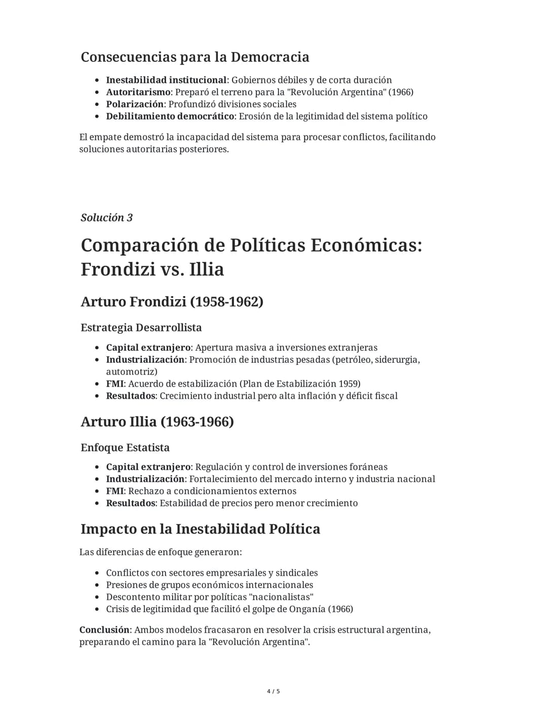 6 June 2025
Argentina: Revolución Libertadora al Proceso
(1955-1983)
Tarea 1
Analiza las causas y consecuencias de la "Revolución Libertador