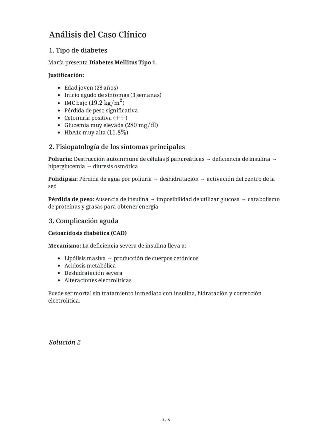 4 June 2025
Diabetes Mellitus: Tipos, Diagnóstico y
Tratamiento
Tarea 1
Analice el siguiente caso clínico y responda las preguntas:
Caso: Ma