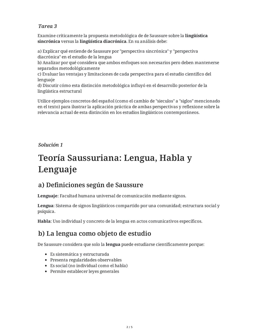 # Conceptos Fundamentales de la Lingüística Saussureana

29 May 2025

## Tarea 1
Analice los conceptos fundamentales de la teoría saussurean