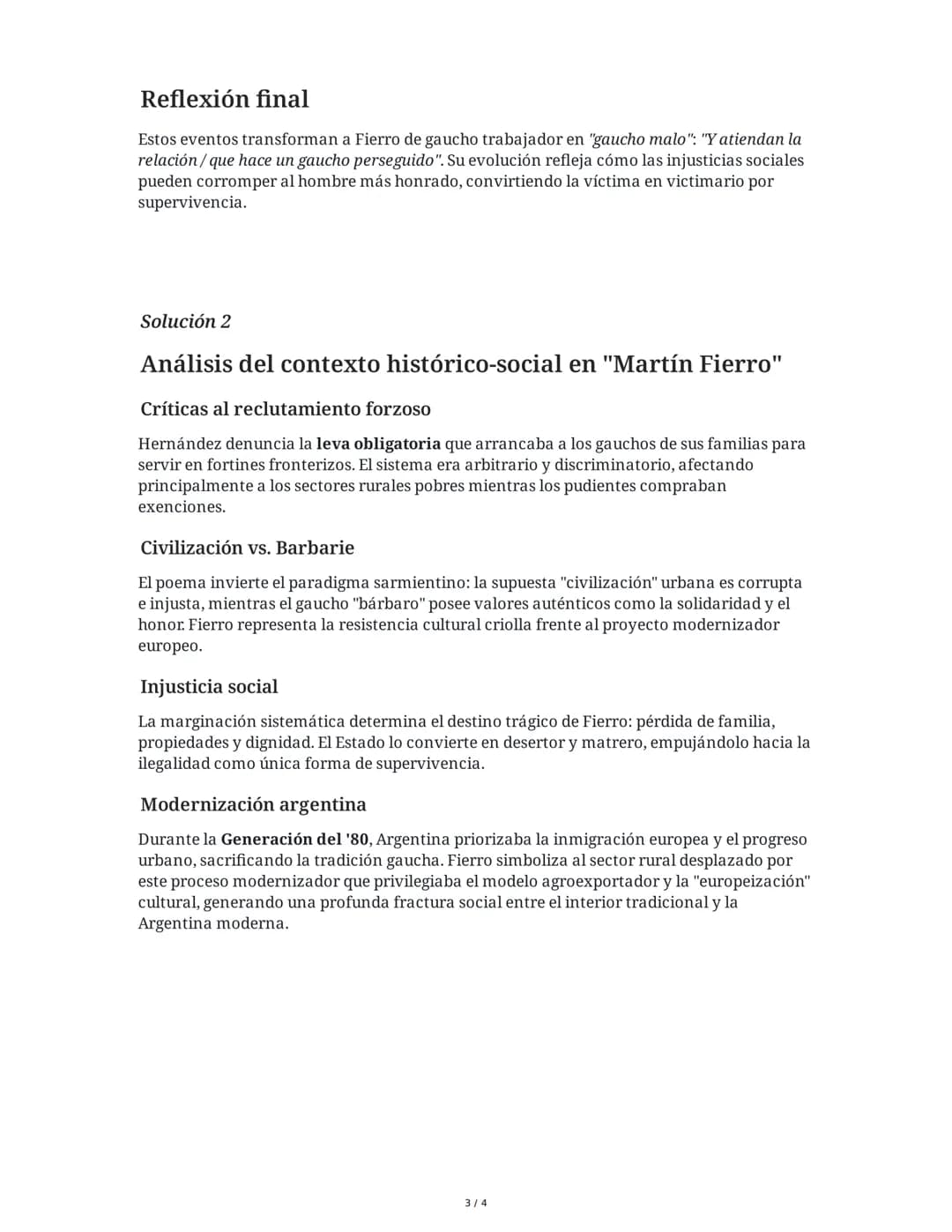 Martín Fierro: Un Viaje de Ida
9 June 2025
Tarea 1
Análisis del personaje principal
Analiza la evolución del personaje de Martín Fierro a lo