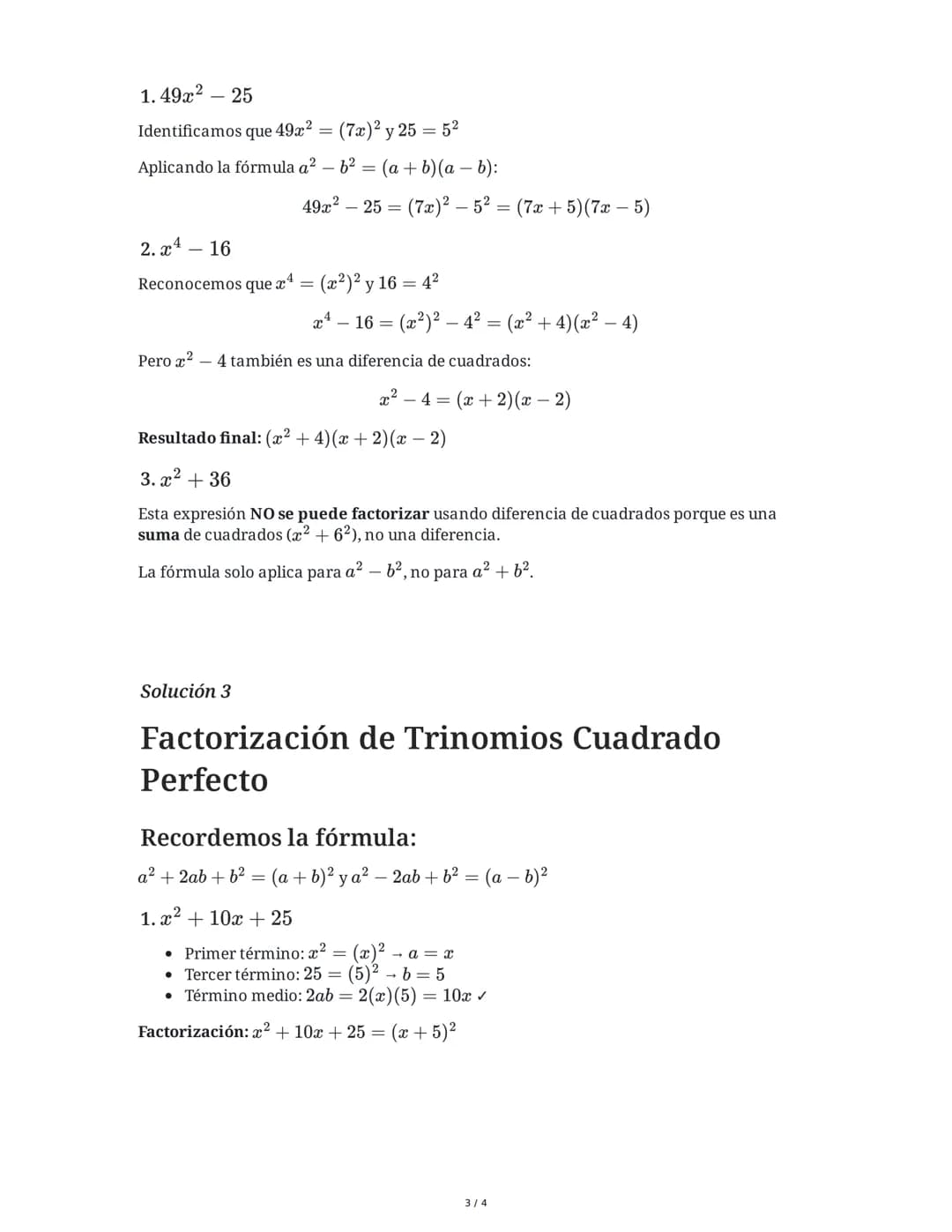 # Factorización de Polinomios: Factor Común y Más

9 June 2025

## Tarea 1
Factorizá completamente los siguientes polinomios utilizando el f