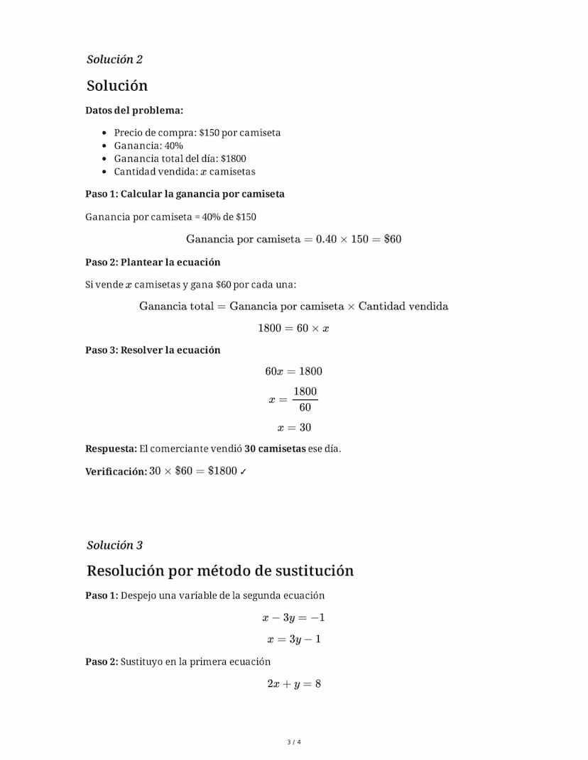 29 May 2025
Resolución de Ecuaciones Algebraicas
Tarea 1
Resuelve las siguientes ecuaciones lineales y verifica tu respuesta:
a) 3x + 7 = 22