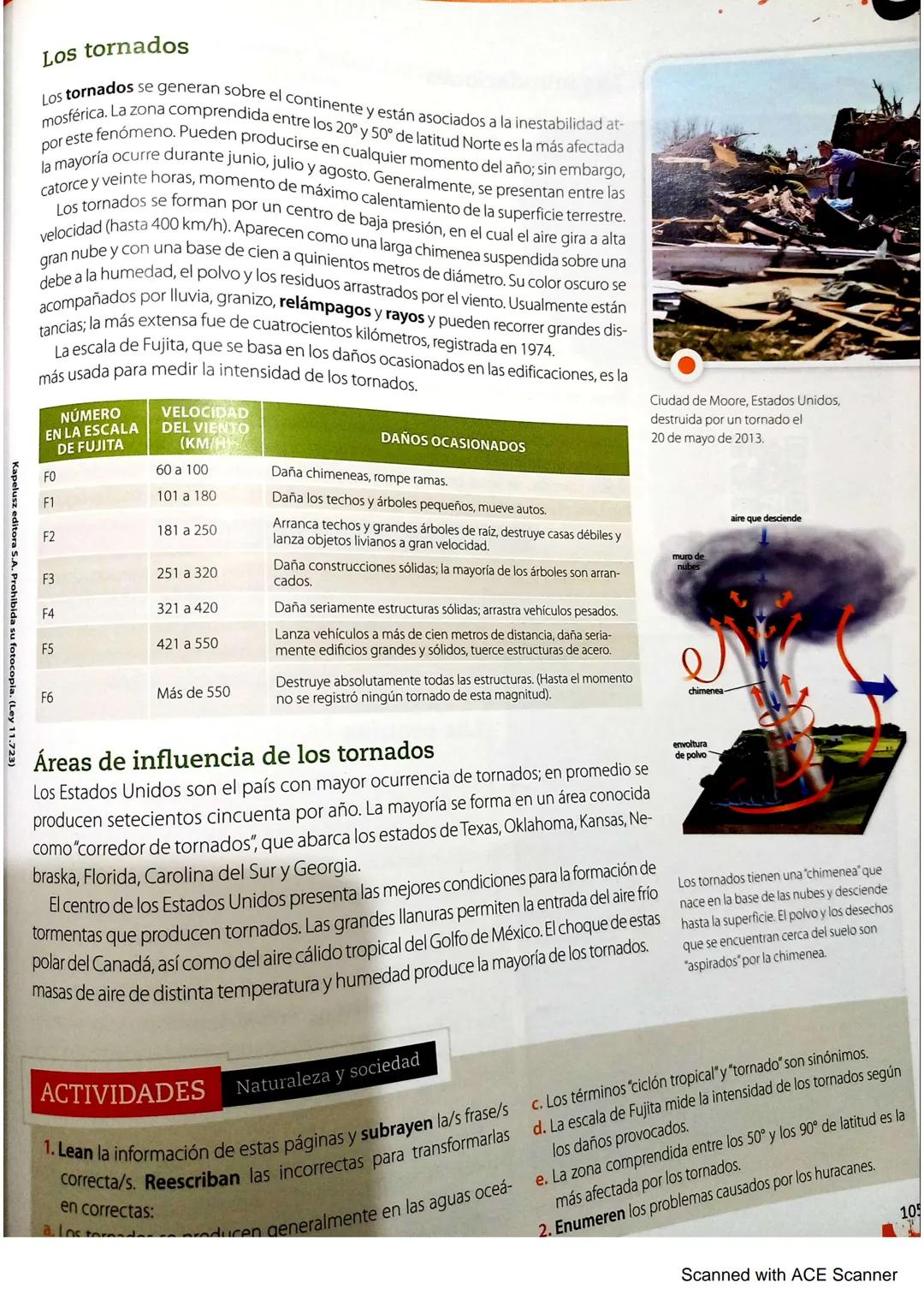 1. Desastres
naturales de
origen climático
Claves
• Tornados
• Sequías
Inundaciones
• Huracanes
Zonas propensas a
huracanes en América
150°
