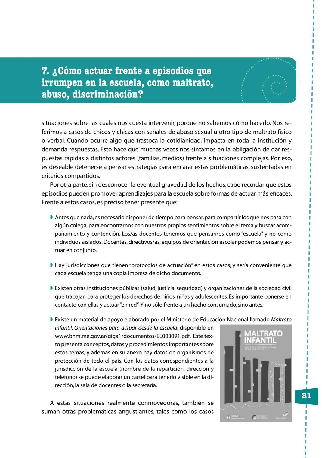 Serie Cuadernos de ESI
Guía para el desarrollo institucional
de la Educación Sexual Integral
10 orientaciones
para las escuelas
Ministerio d