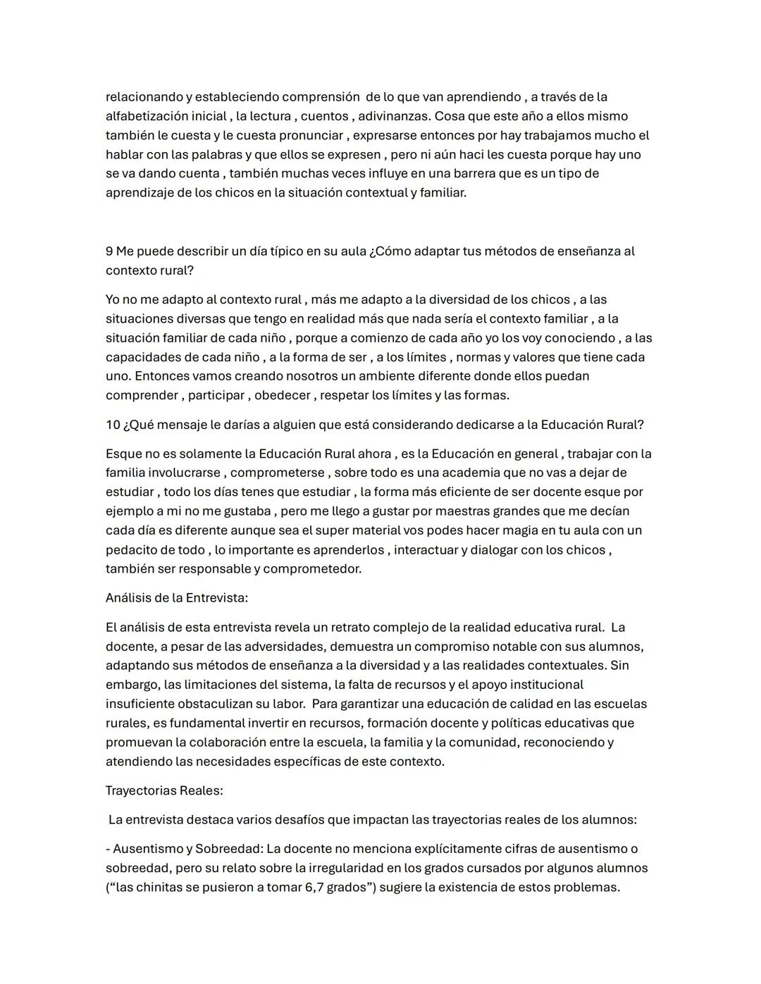 TRABAJO PRACTICO FINAL EN PAREJAS SUJETOS Y EDUCACION EN CONTEXTOS DE
RURALIDAD.
Integrantes: Puca Nadia, Vilca Marisol.
Profesora: Ordoñe