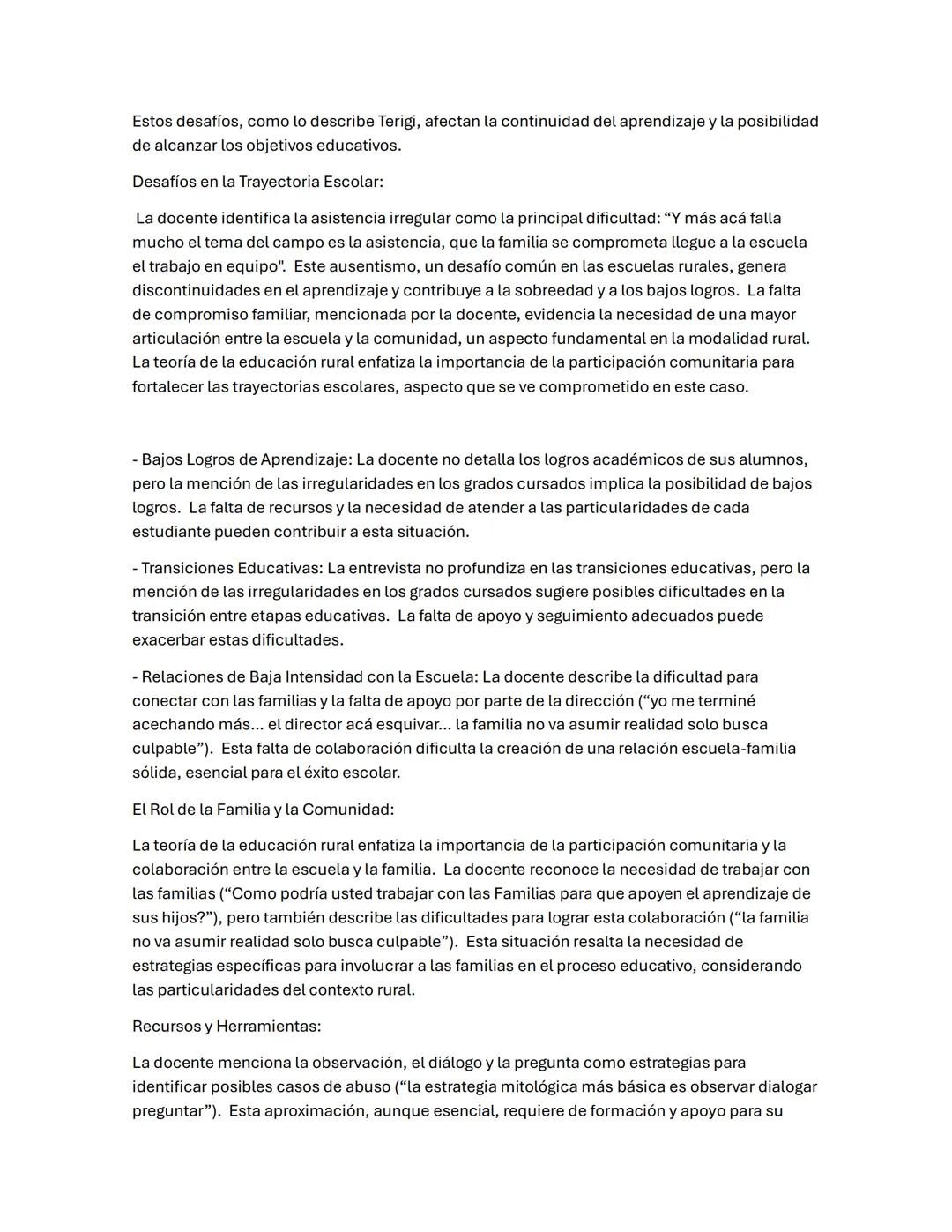 TRABAJO PRACTICO FINAL EN PAREJAS SUJETOS Y EDUCACION EN CONTEXTOS DE
RURALIDAD.
Integrantes: Puca Nadia, Vilca Marisol.
Profesora: Ordoñe