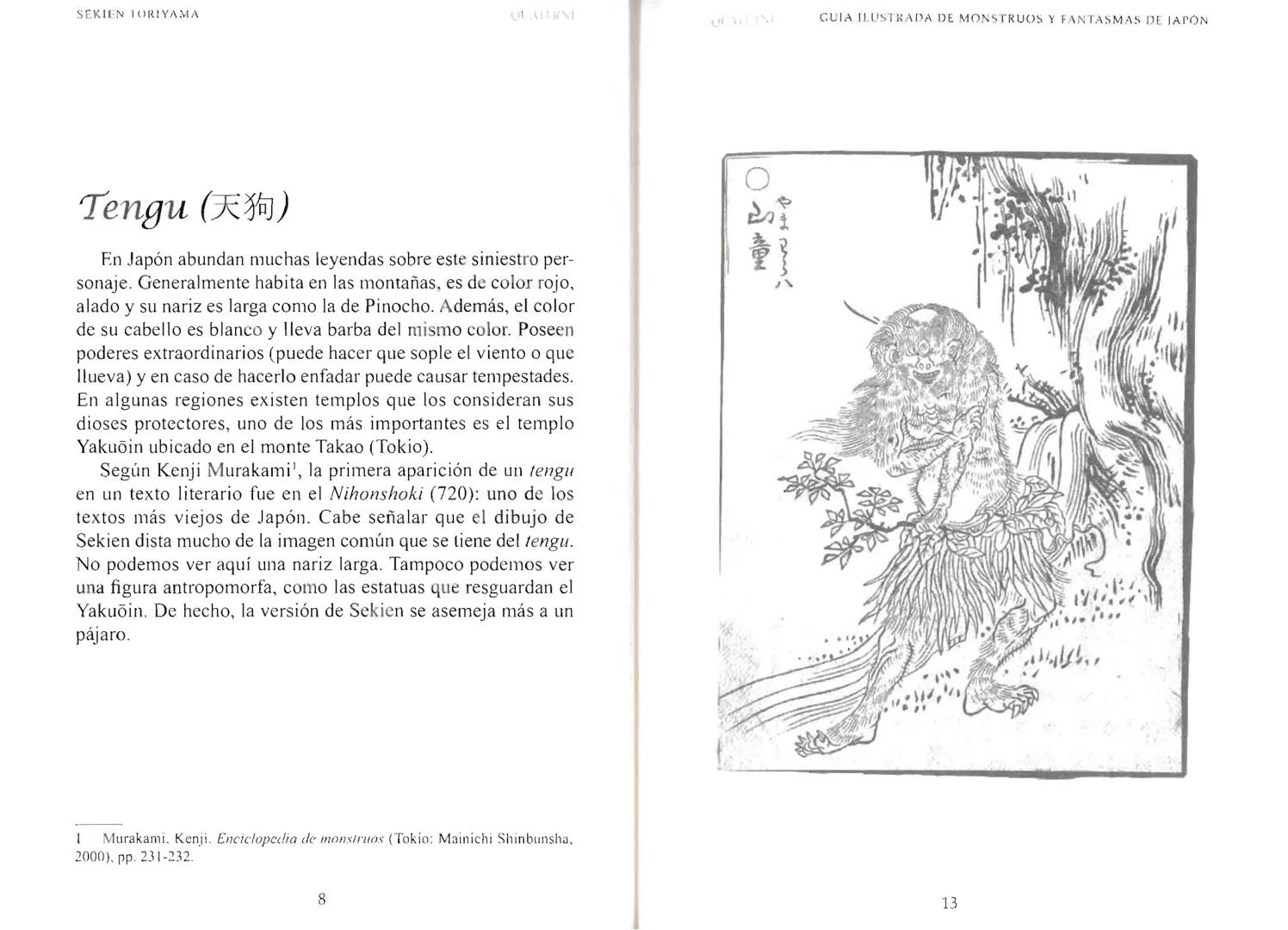 Sekien Toriyama
GUÍA ILUSTRADA DE
MONSTRUOS
y FANTASMAS
de JAPÓN
QUATERNI Copyright 2014 Quaterni de esta edición en lengua española para to