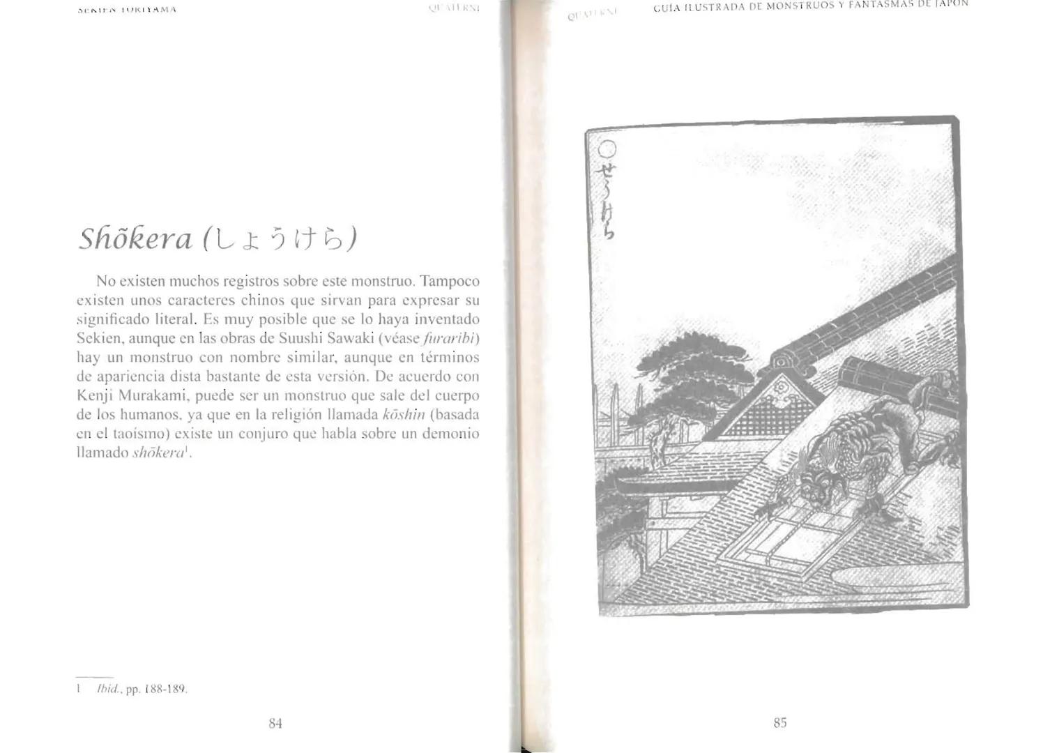 Sekien Toriyama
GUÍA ILUSTRADA DE
MONSTRUOS
y FANTASMAS
de JAPÓN
QUATERNI Copyright 2014 Quaterni de esta edición en lengua española para to