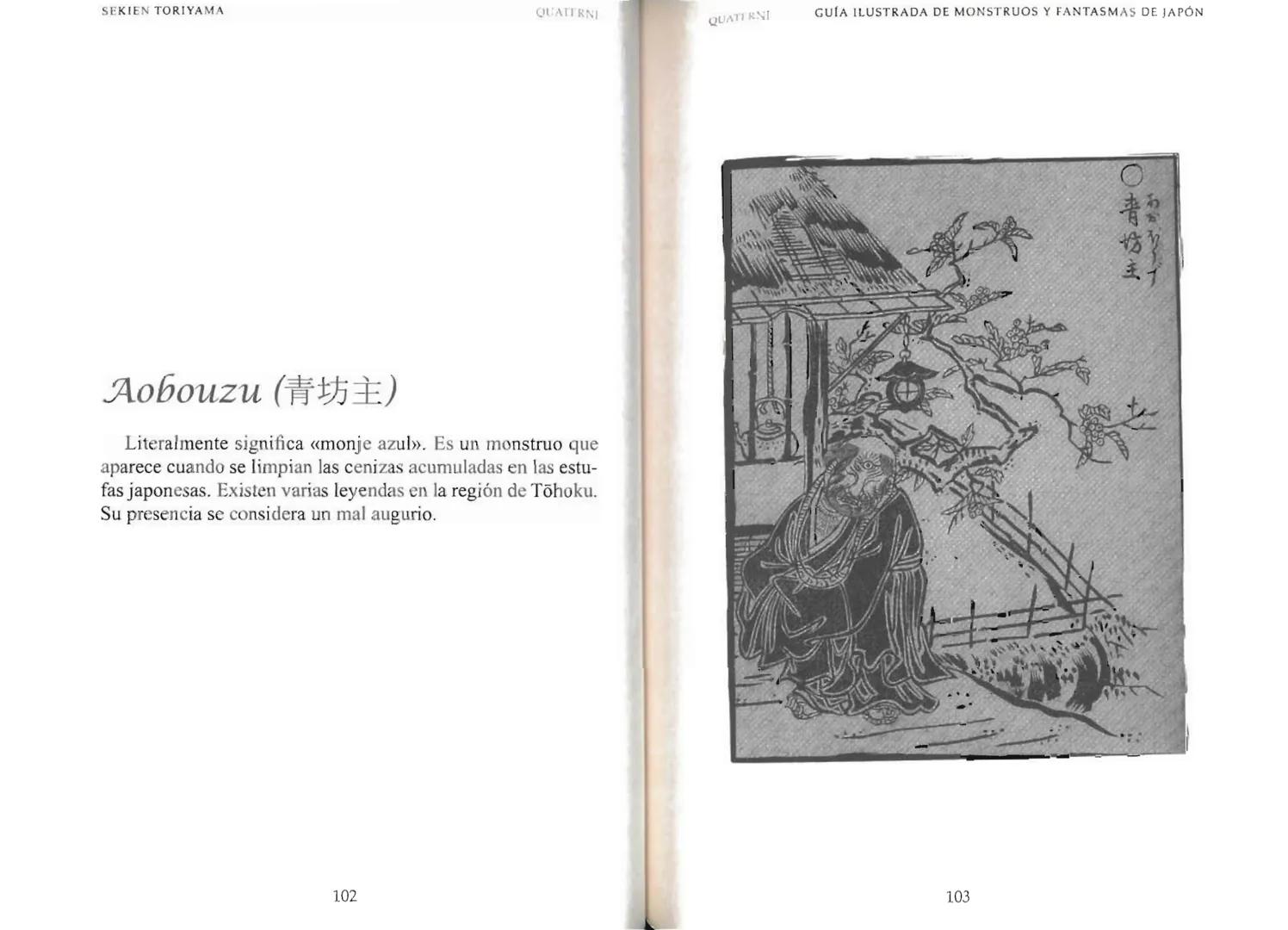 Sekien Toriyama
GUÍA ILUSTRADA DE
MONSTRUOS
y FANTASMAS
de JAPÓN
QUATERNI Copyright 2014 Quaterni de esta edición en lengua española para to