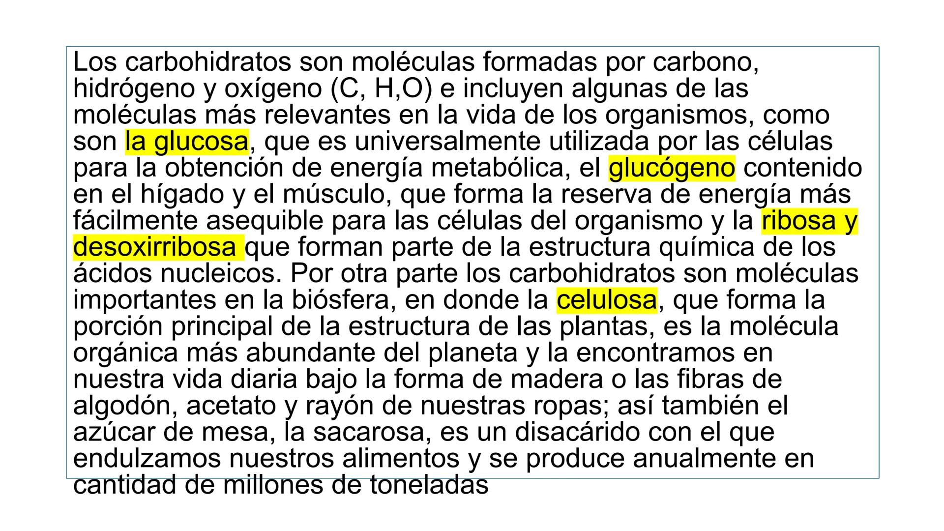 # BIOMOLÉCULAS # BIOMOLÉCULAS
• Las biomoléculas son moléculas orgánicas e inorgánicas
presentes en los seres vivos que desempeñan funcione