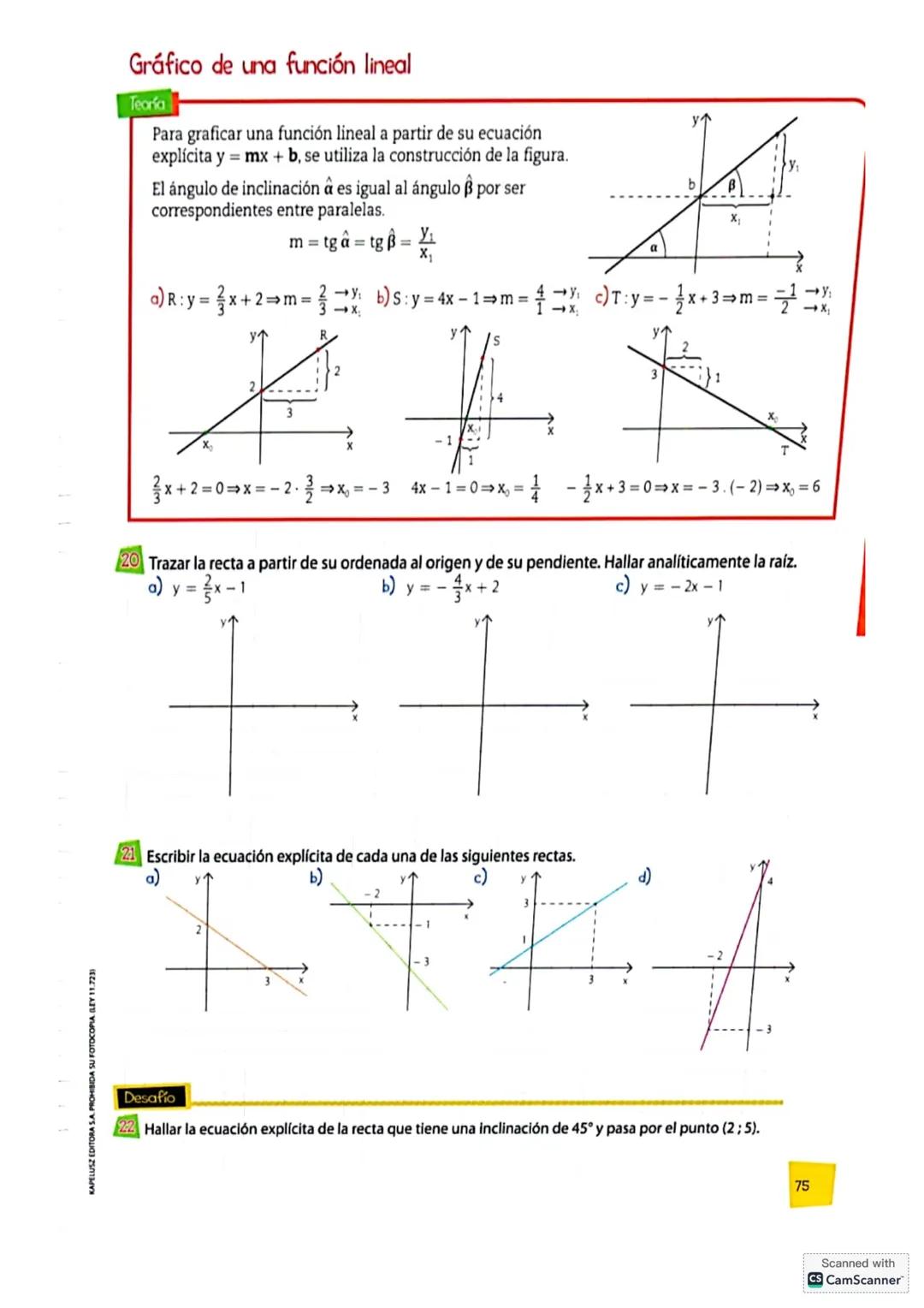 68
Concepto de función
Teoría
Una relación entre dos conjuntos numéricos A y B es un conjunto de pares ordenados (x; y), con la
condición de