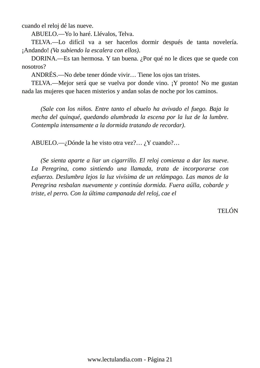 # La dama
del alba
Alejandro
Casona
Lectulandia La dama del alba es la mejor obra de Casona, y la más querida del escritor,
llena de valor