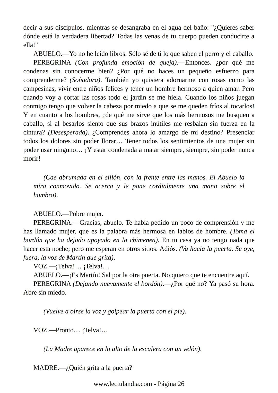# La dama
del alba
Alejandro
Casona
Lectulandia La dama del alba es la mejor obra de Casona, y la más querida del escritor,
llena de valor