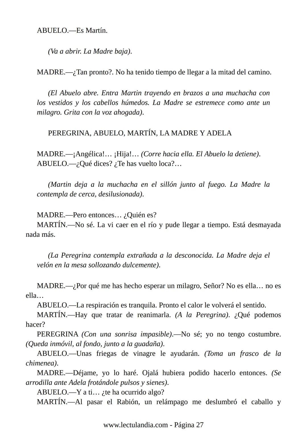 # La dama
del alba
Alejandro
Casona
Lectulandia La dama del alba es la mejor obra de Casona, y la más querida del escritor,
llena de valor