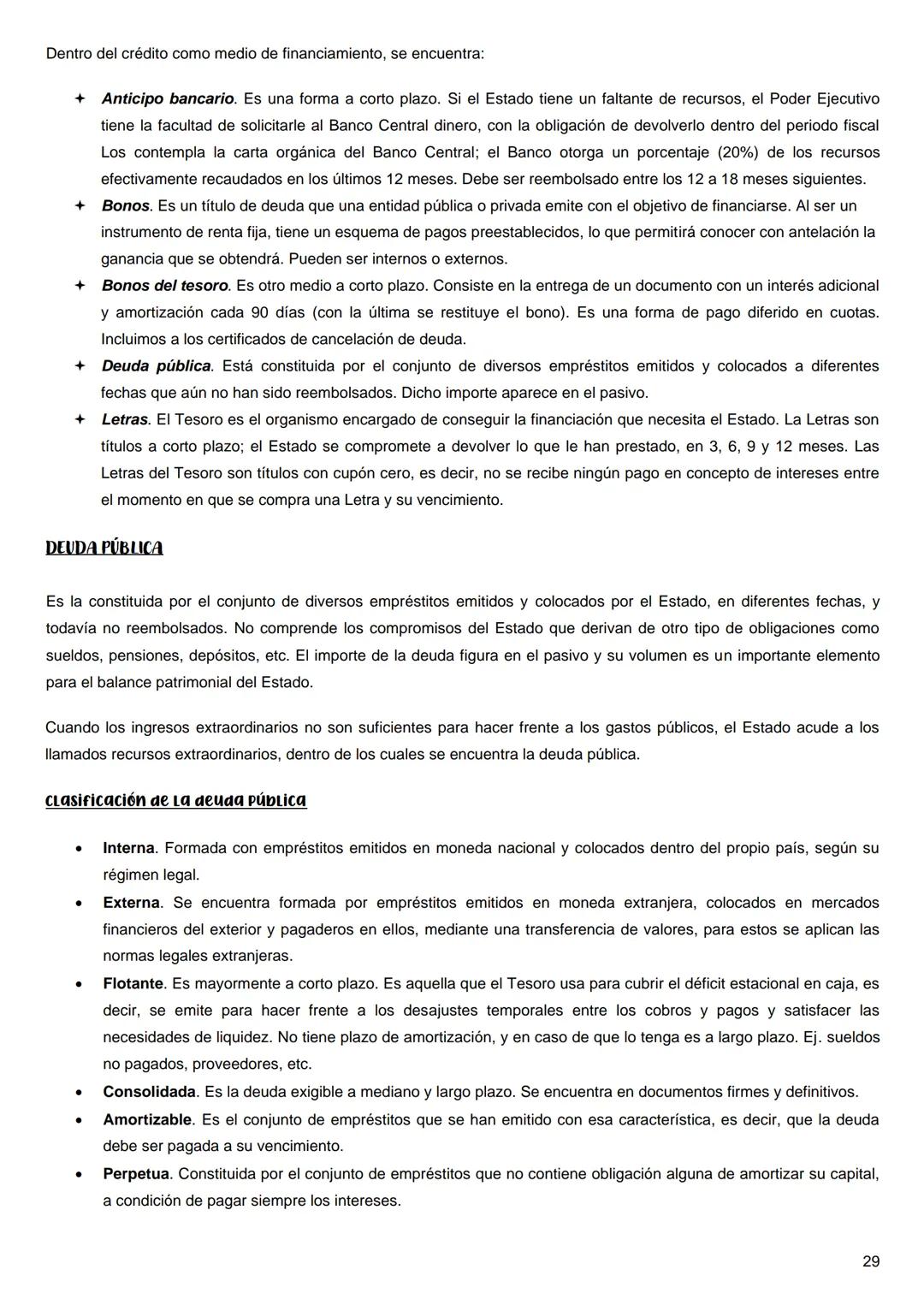 # UNIDAD I - FINANZAS
CONCEPTO DE FINANZAS
Disciplina que se ocupa del estudio de los hechos y las técnicas utilizadas por el Estado para