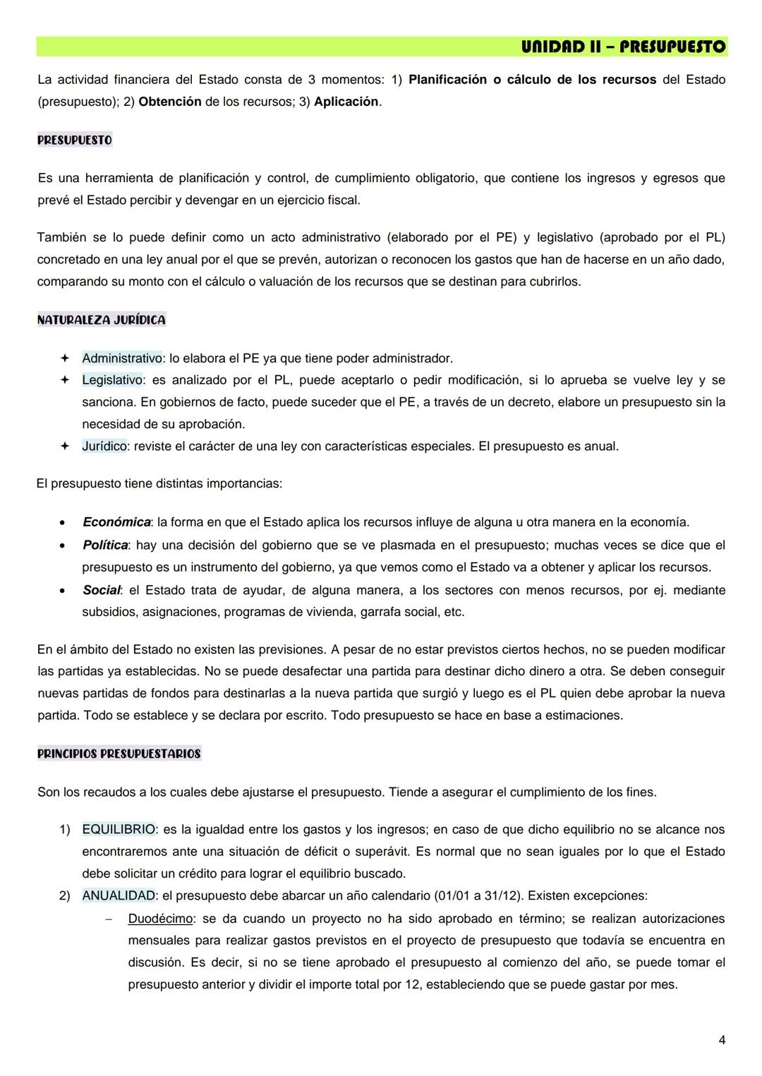 # UNIDAD I - FINANZAS
CONCEPTO DE FINANZAS
Disciplina que se ocupa del estudio de los hechos y las técnicas utilizadas por el Estado para