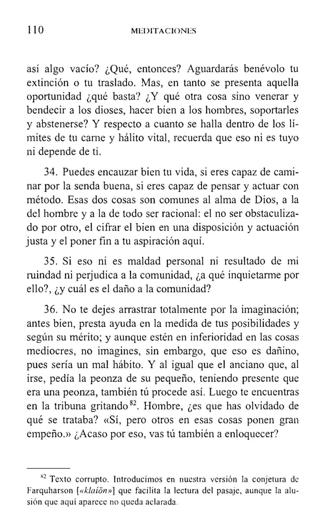 MARCO AURELIO
MEDITACIONES
BIBLIOTECA CLASICA GREDOS ## MEDITACIONES # BIBLIOTECA CLÁSICA GREDOS, 5 MARCO AURELIO
MEDITACIONES
INTRODUCC