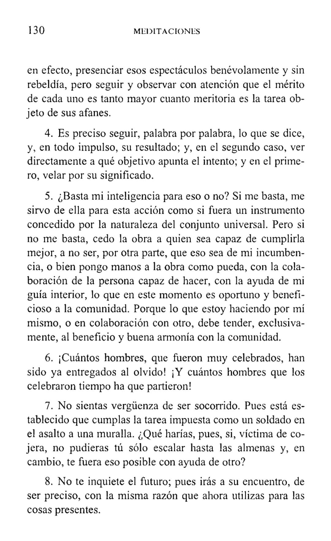 MARCO AURELIO
MEDITACIONES
BIBLIOTECA CLASICA GREDOS ## MEDITACIONES # BIBLIOTECA CLÁSICA GREDOS, 5 MARCO AURELIO
MEDITACIONES
INTRODUCC