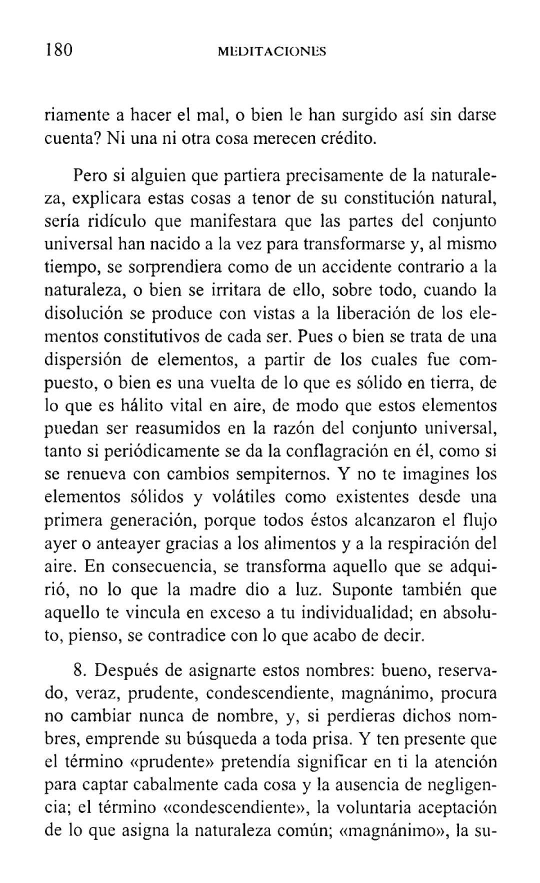 MARCO AURELIO
MEDITACIONES
BIBLIOTECA CLASICA GREDOS ## MEDITACIONES # BIBLIOTECA CLÁSICA GREDOS, 5 MARCO AURELIO
MEDITACIONES
INTRODUCC