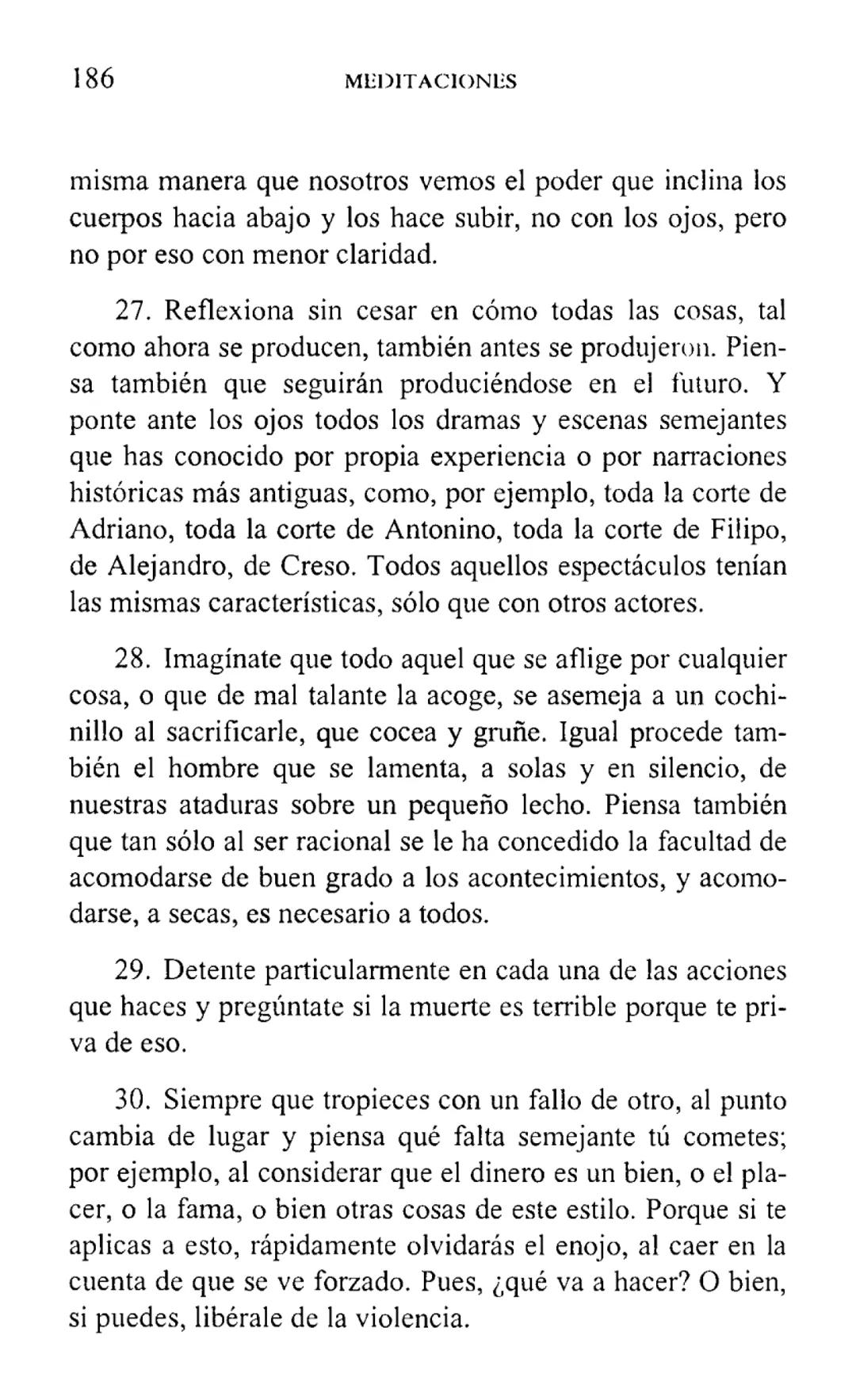 MARCO AURELIO
MEDITACIONES
BIBLIOTECA CLASICA GREDOS ## MEDITACIONES # BIBLIOTECA CLÁSICA GREDOS, 5 MARCO AURELIO
MEDITACIONES
INTRODUCC